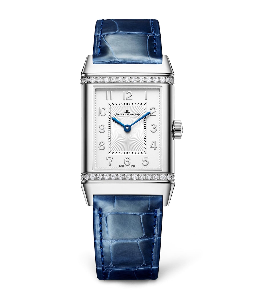 Stainless Steel and Diamond Reverso Classic Duetto Watch 24.4mm STAINLESS STEEL Image 1