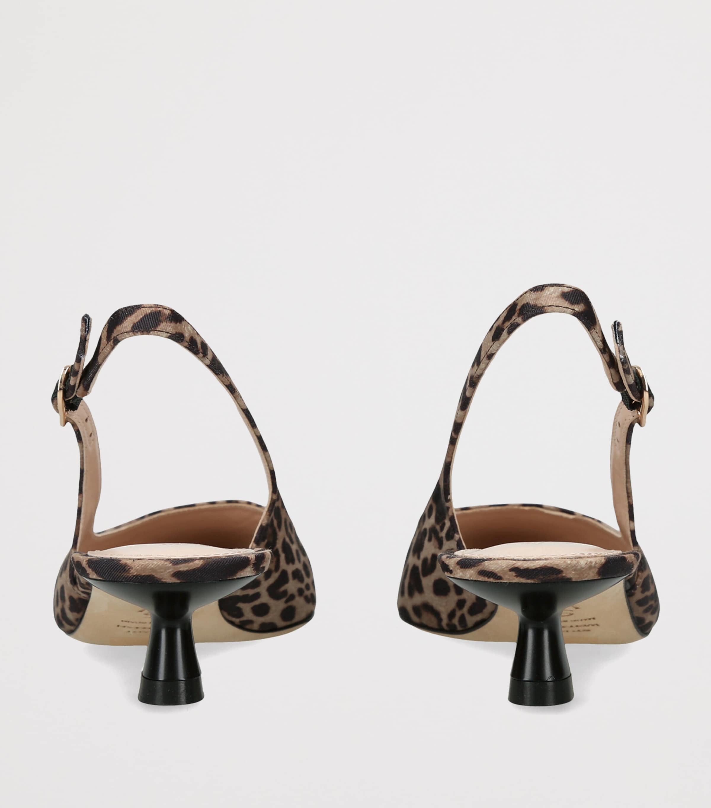 Stuart Weitzman Leopard Stuart Sculpt Slingback Pumps 35 Brown/oth Image 4
