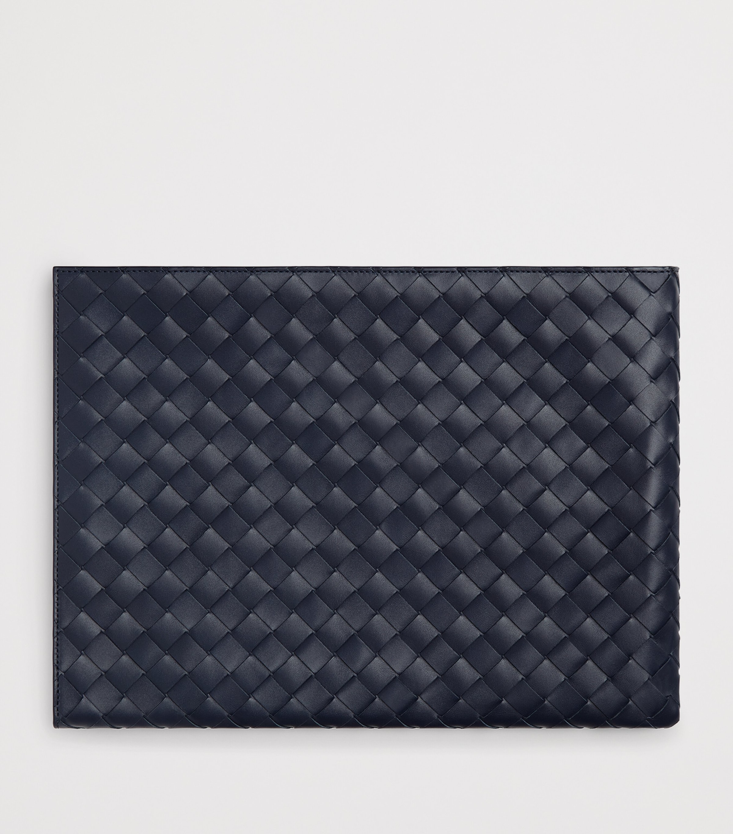 Bottega Veneta Leather Intrecciato Zip Pouch Image 2