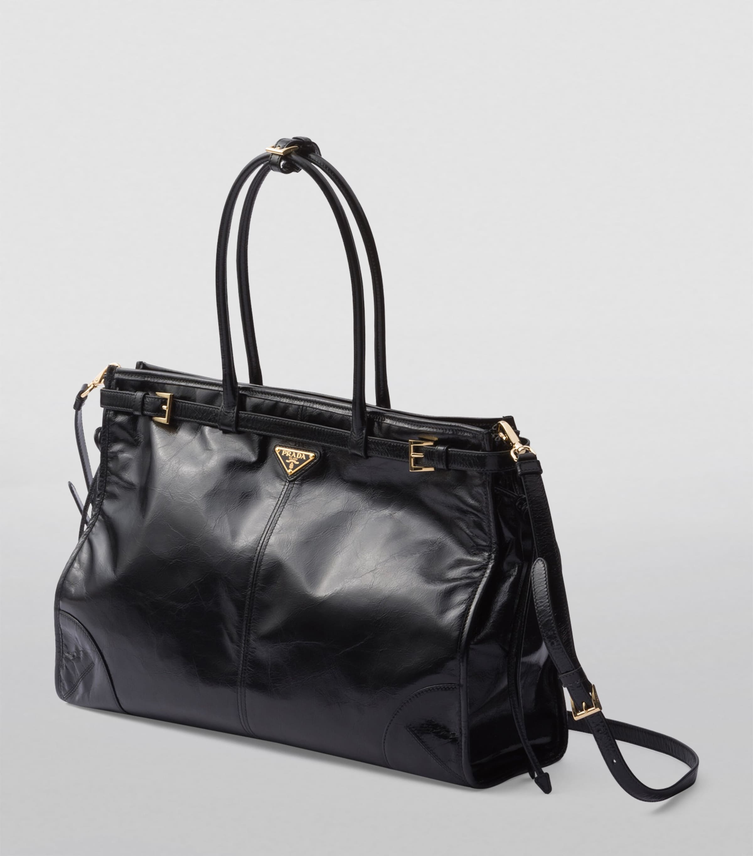 Large Leather Bonnie Top-Handle Bag F0002 Image 2