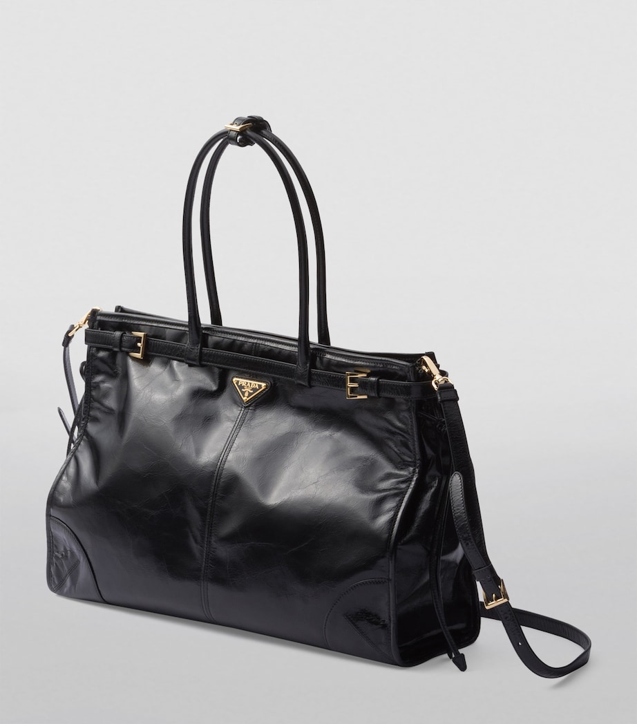 Large Leather Bonnie Top-Handle Bag F0002 Image 2