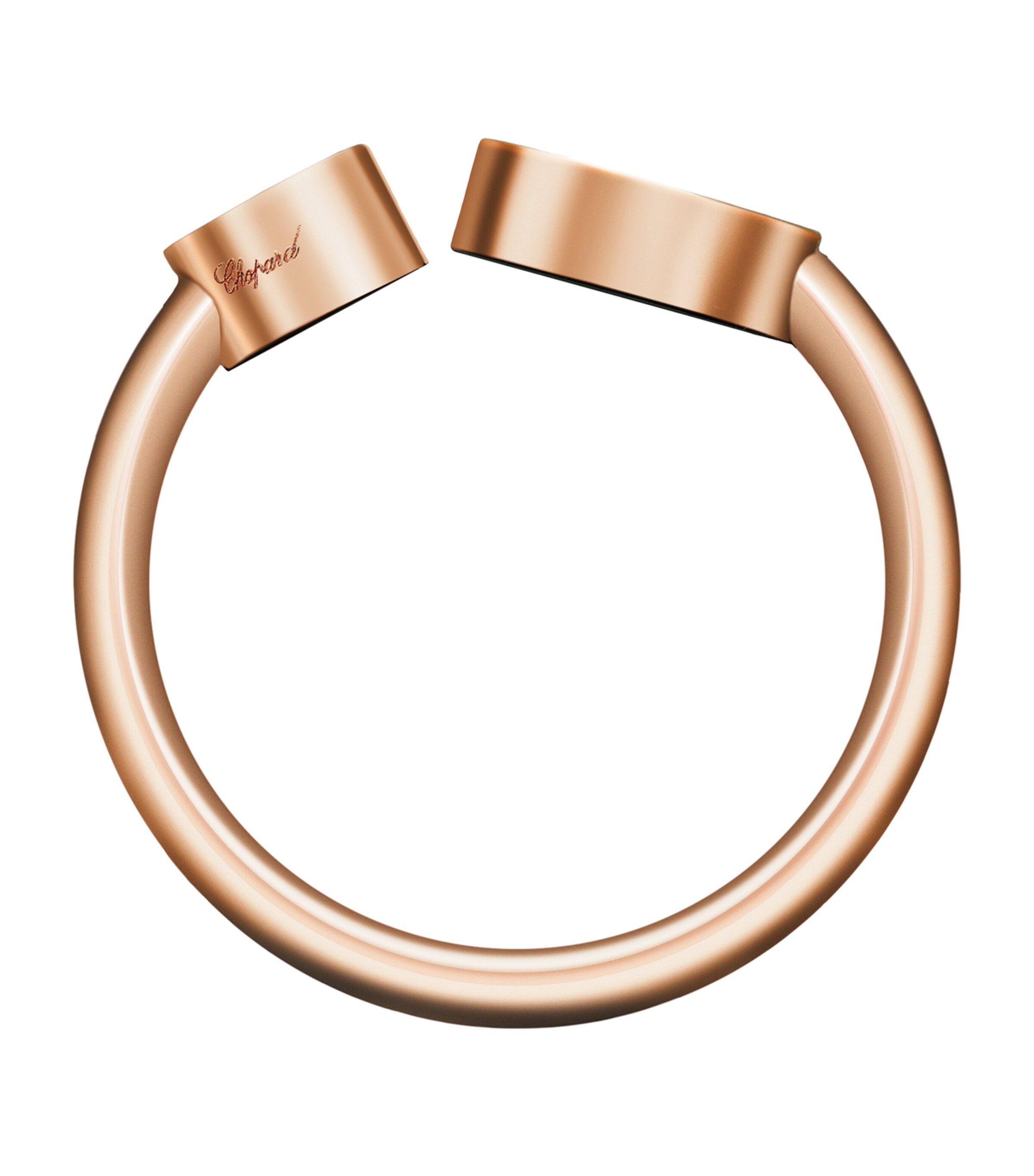 Rose Gold and Diamond Happy Hearts Ring Image 2