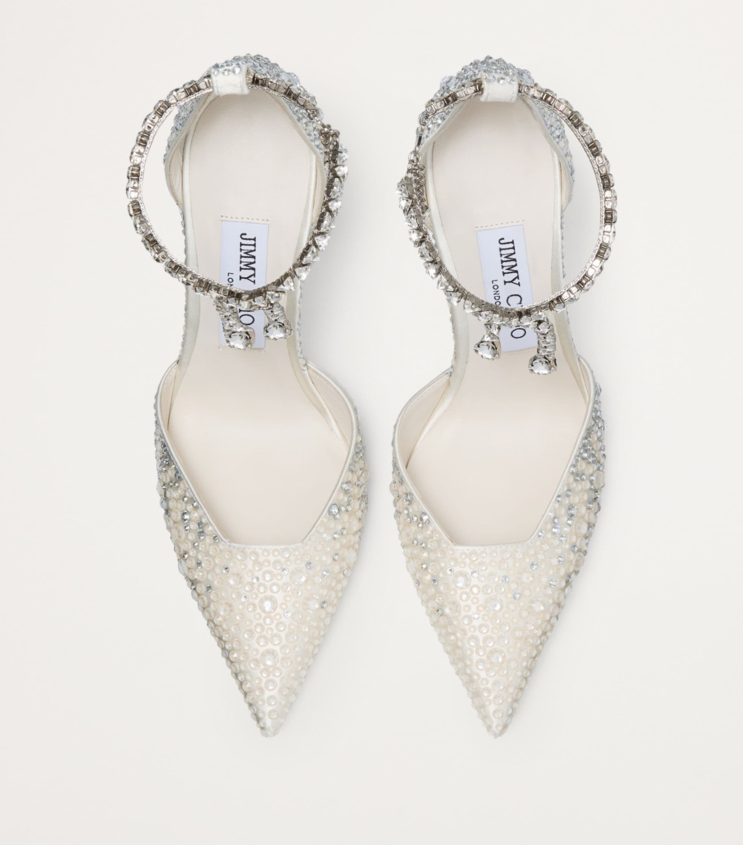 Stevie 100 Embellished Pumps IVORY/CRYSTAL Image 2