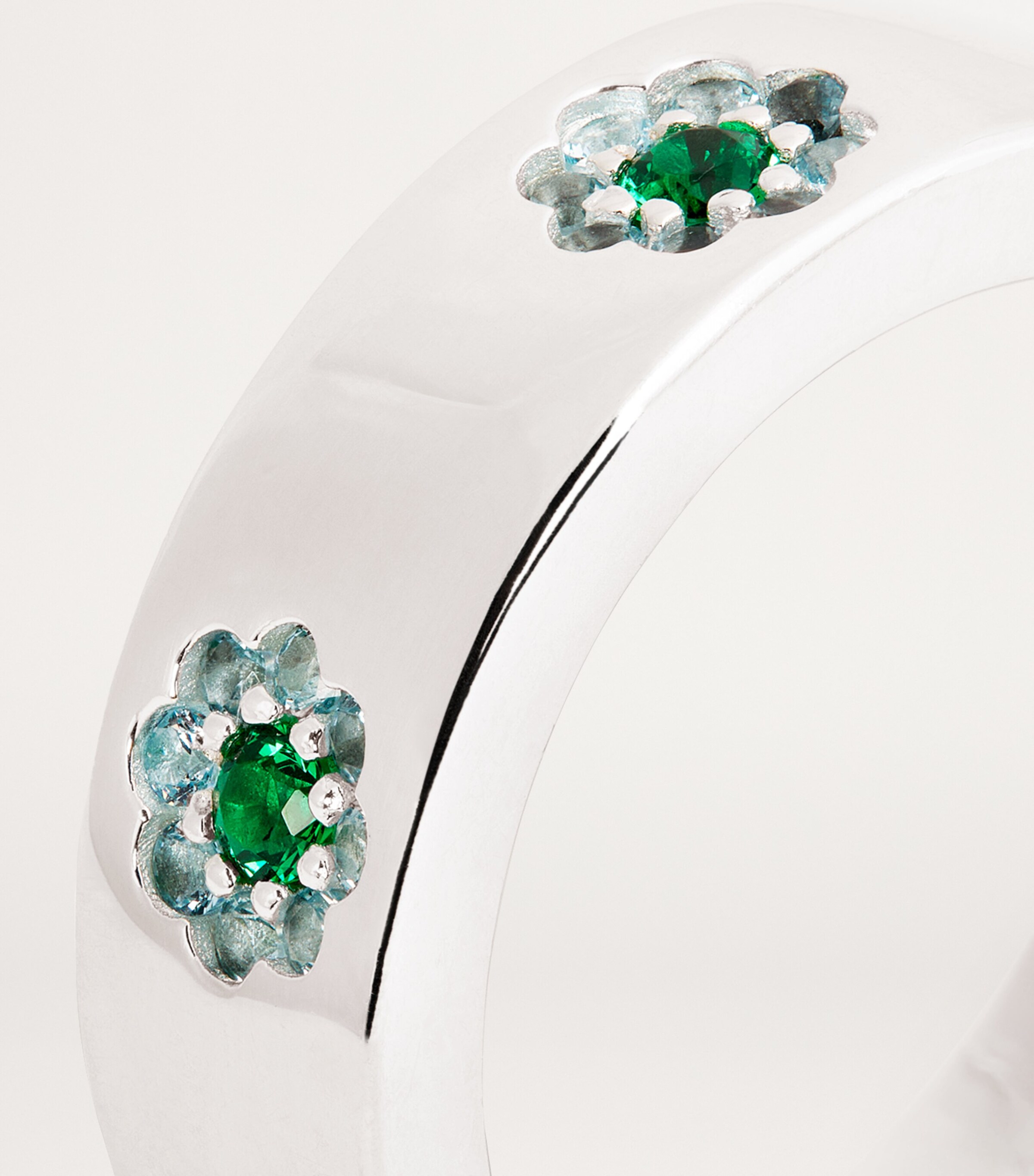 HATTON LABS シルバー Daisy バンドリング Silver Daisy Signet Ring by Hatton Labs on Sale