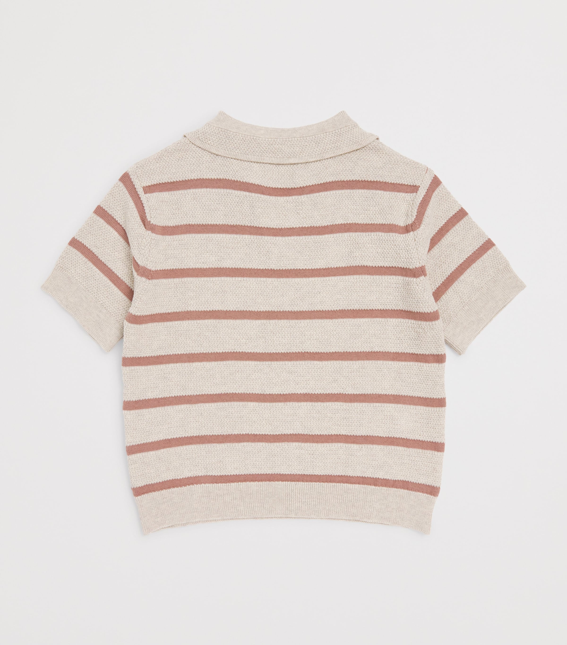 Cotton Stripe Polo Shirt (2-16 Years) 870BD Image 2