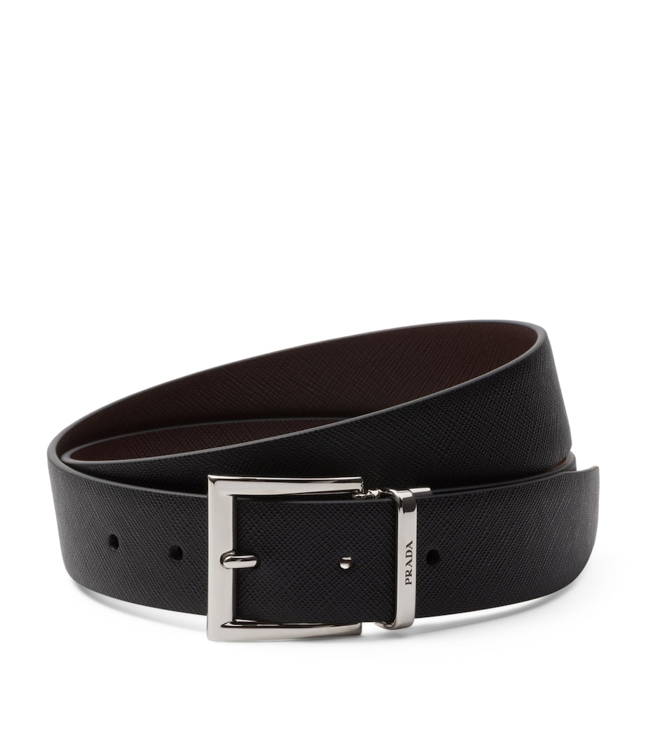 Saffiano Leather Reversible Belt F00XF Image 1