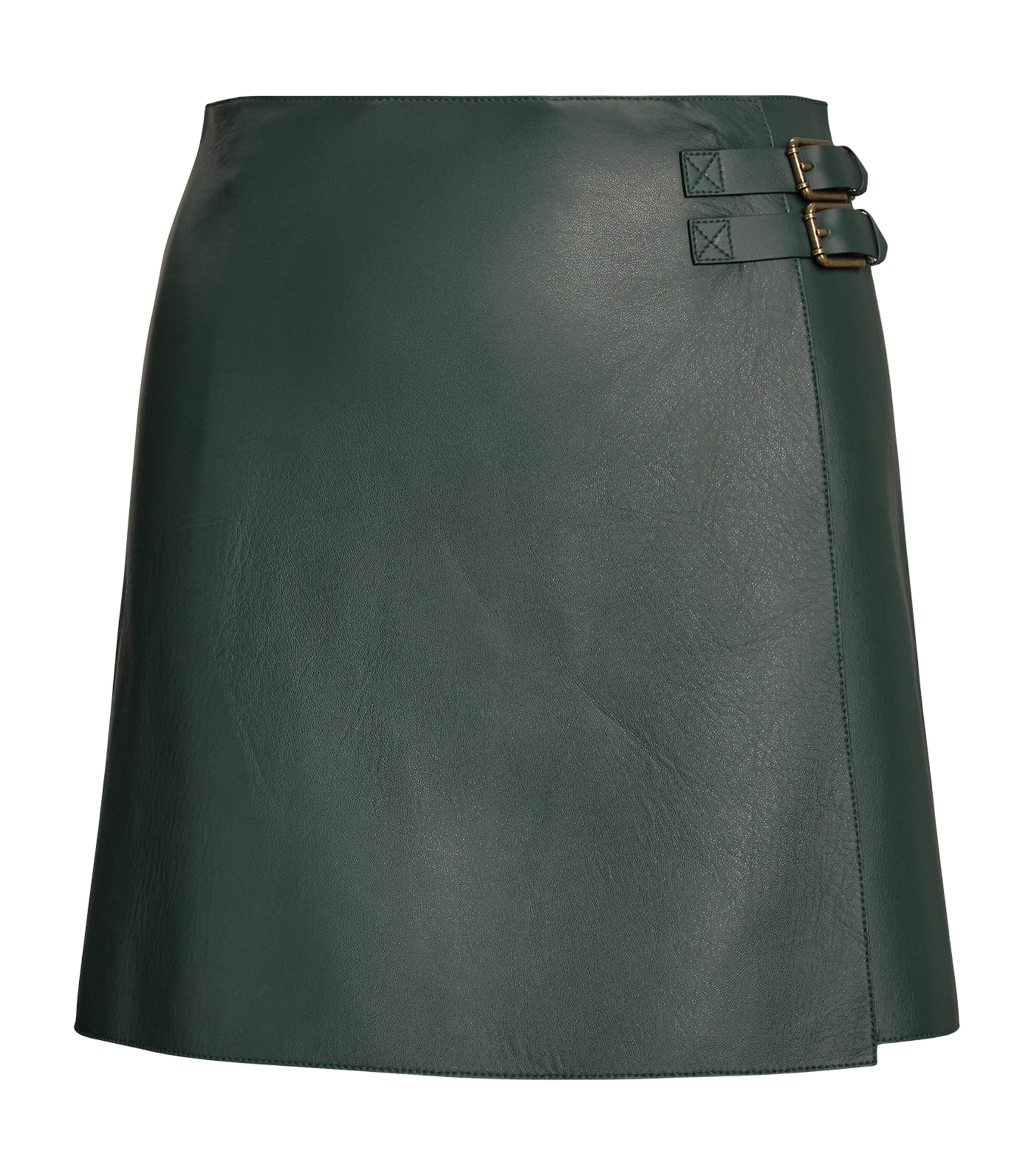 Ralph Lauren Lambskin Kyler Mini Skirt