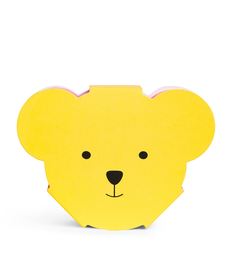 Harrods Bear Sticky Notes PINK Image 1