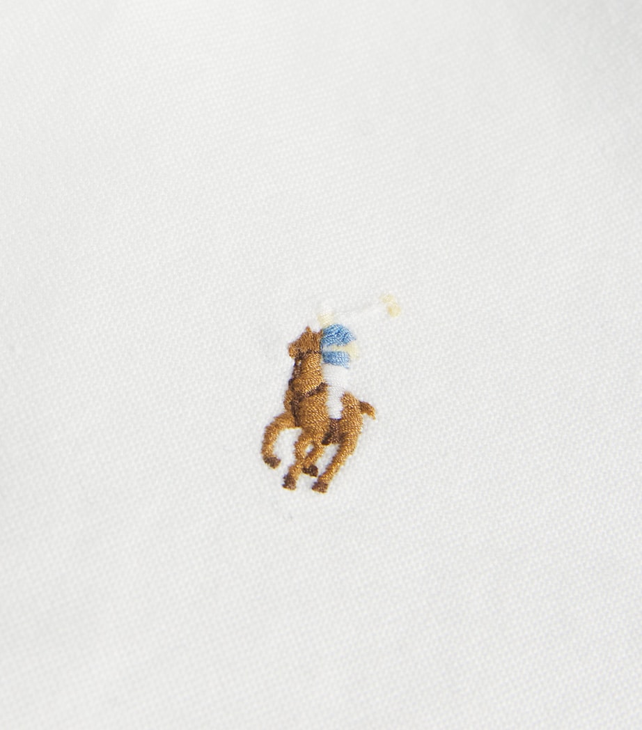 Cotton Polo Pony Shirt WHITE Image 5