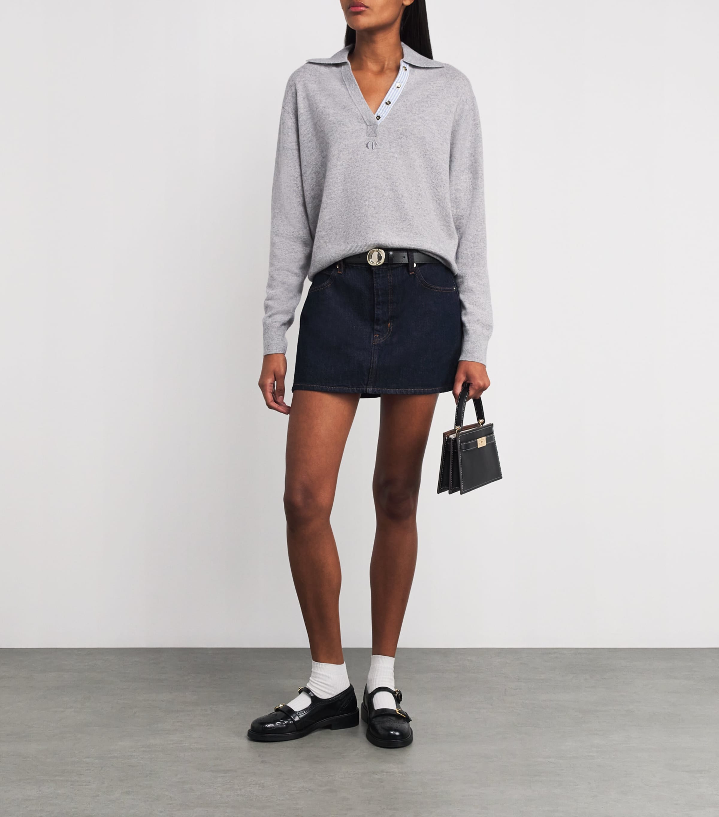 Leather Belt BLACK Image 3