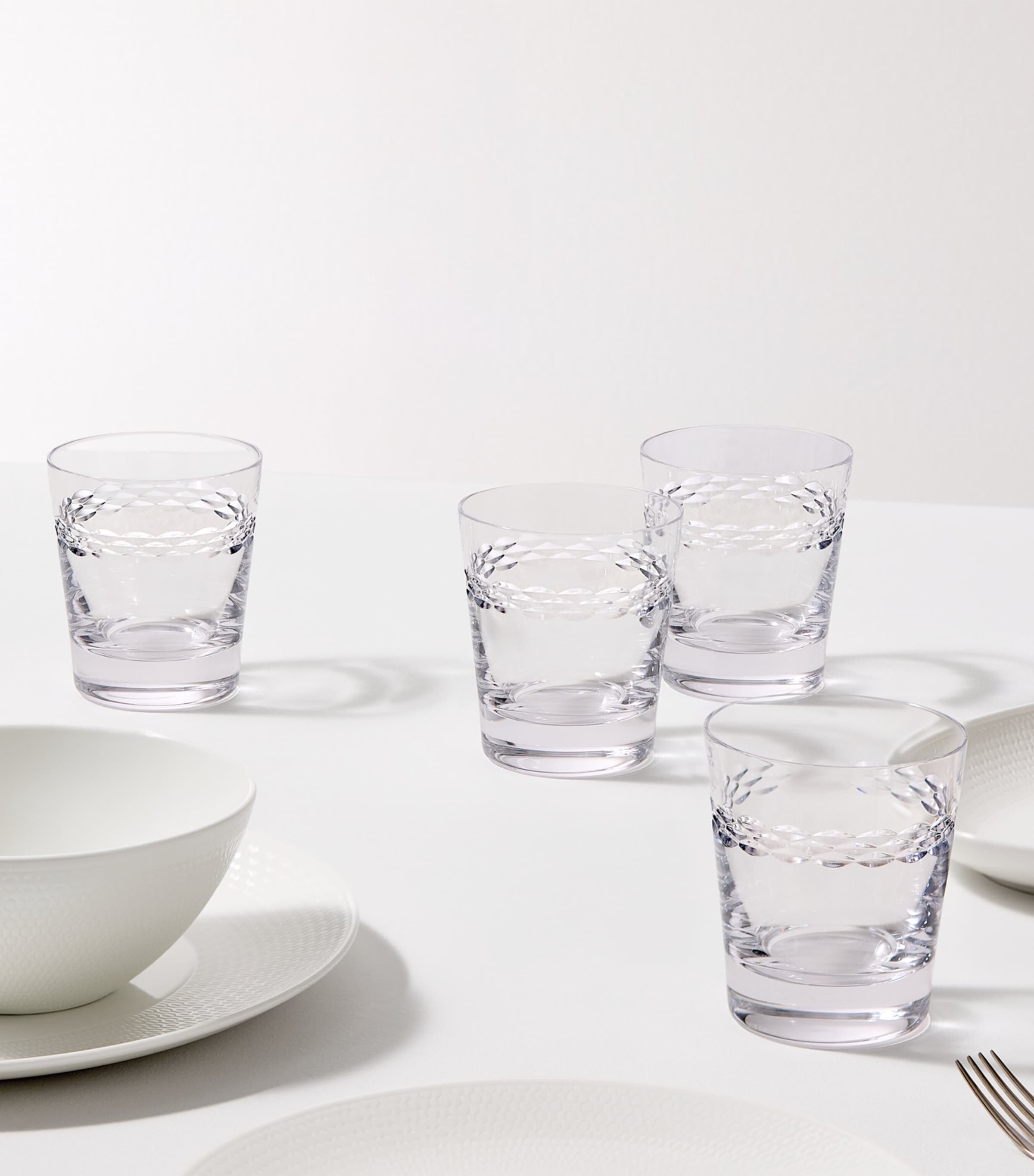 Set of 2 Crystal Neo Tumblers (310ml) CLEAR Image 2