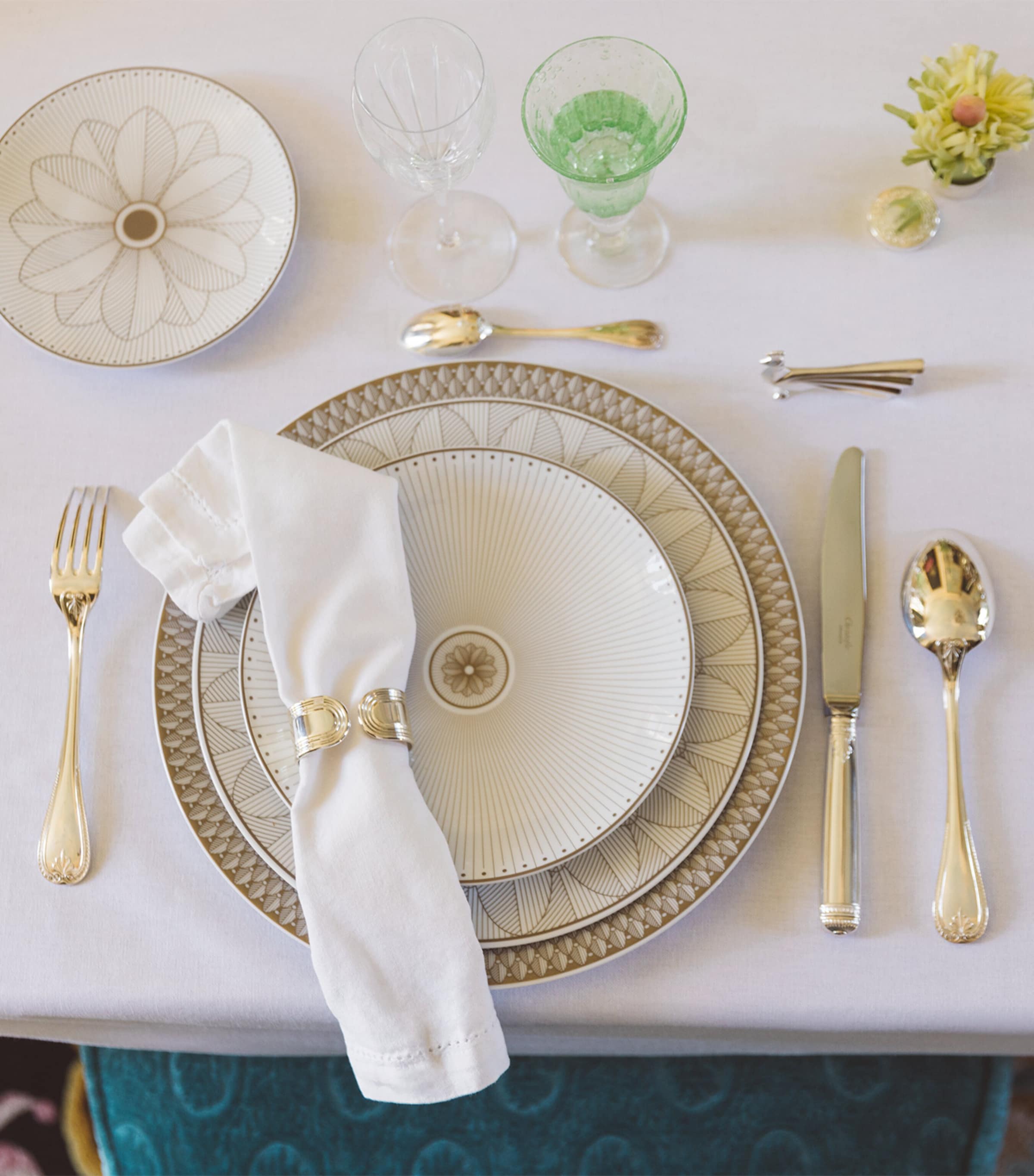 Porcelain Malmaison Platinum Impériale Underplate (31cm) SILVER Image 4