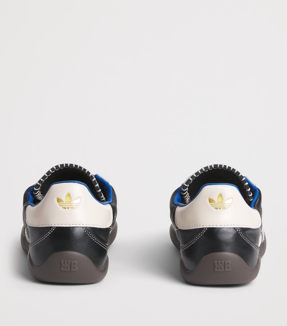 adidas x Wales Bonner Leather Karintha Sneakers Cblack/wonwhi/lusblu Image 5