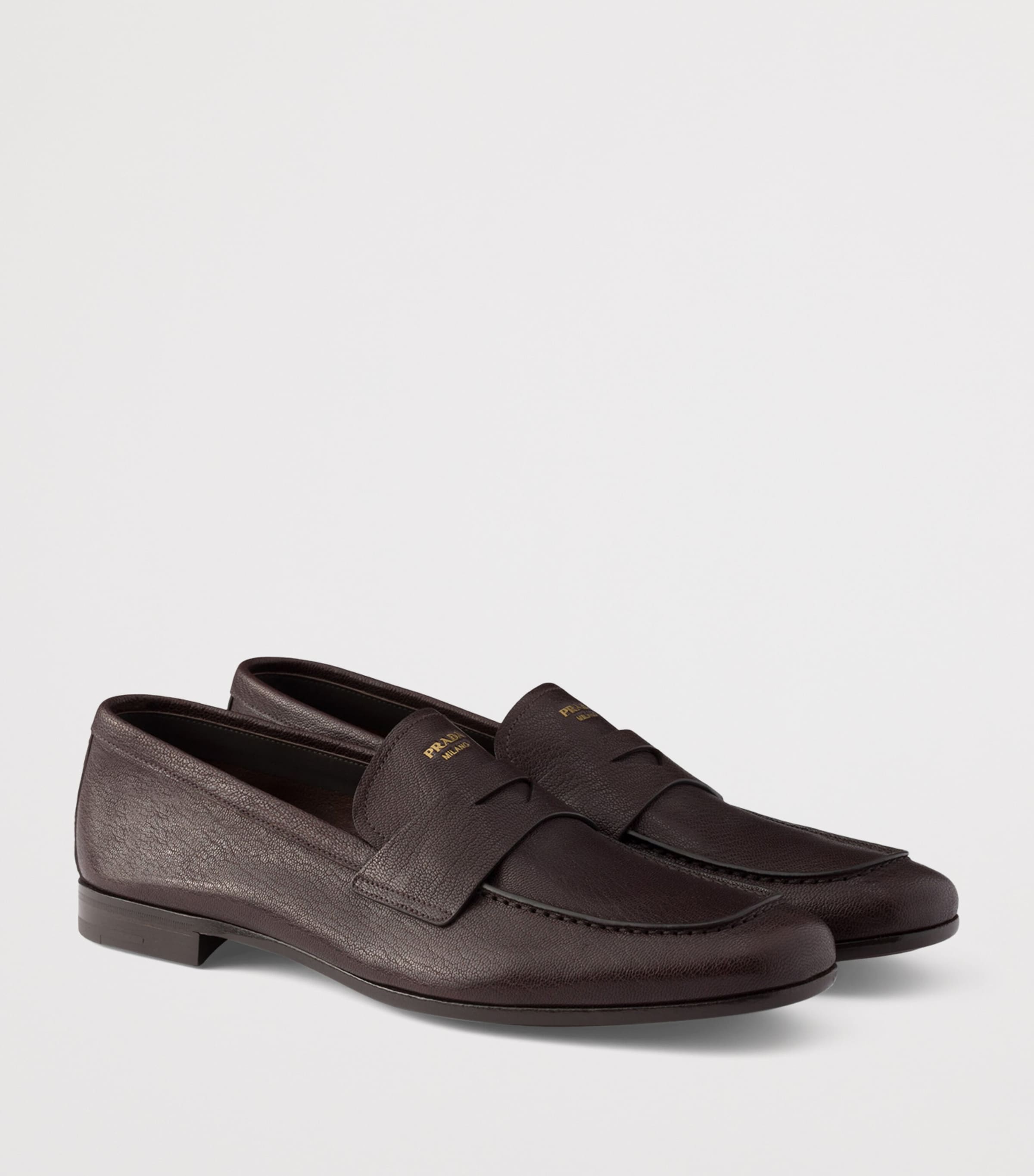 Grained Leather Loafers F0003 Image 2
