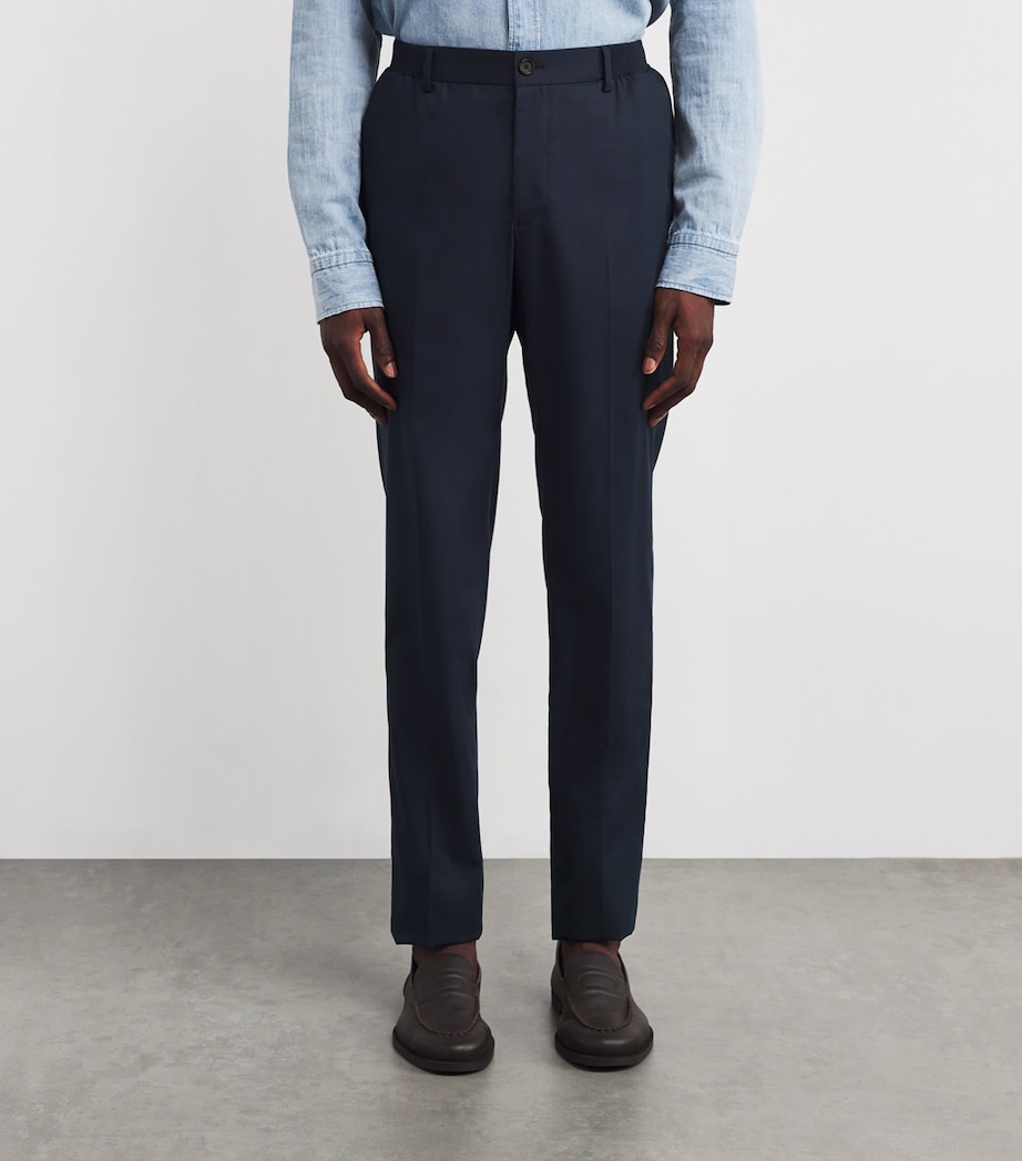 Twill Trousers 01 BLUE NAVY Image 3