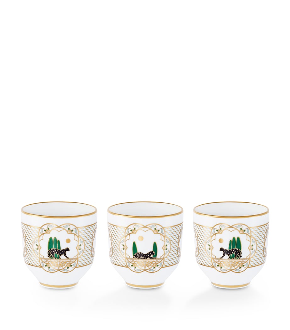 Cartier Panthère de Cartier Porcelain Teacups (Set of 3) Image 1