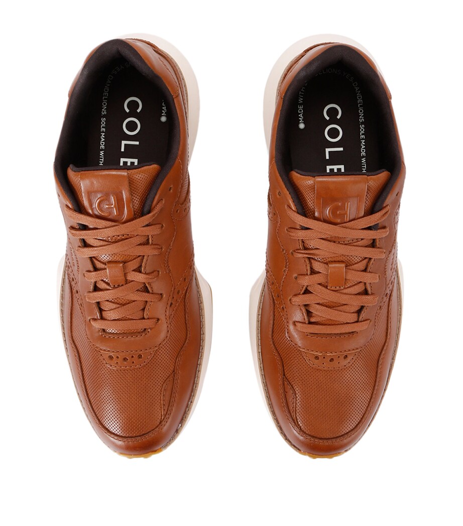 Leather GrandPrø Ashland Sneaker TAN COMB Image 4