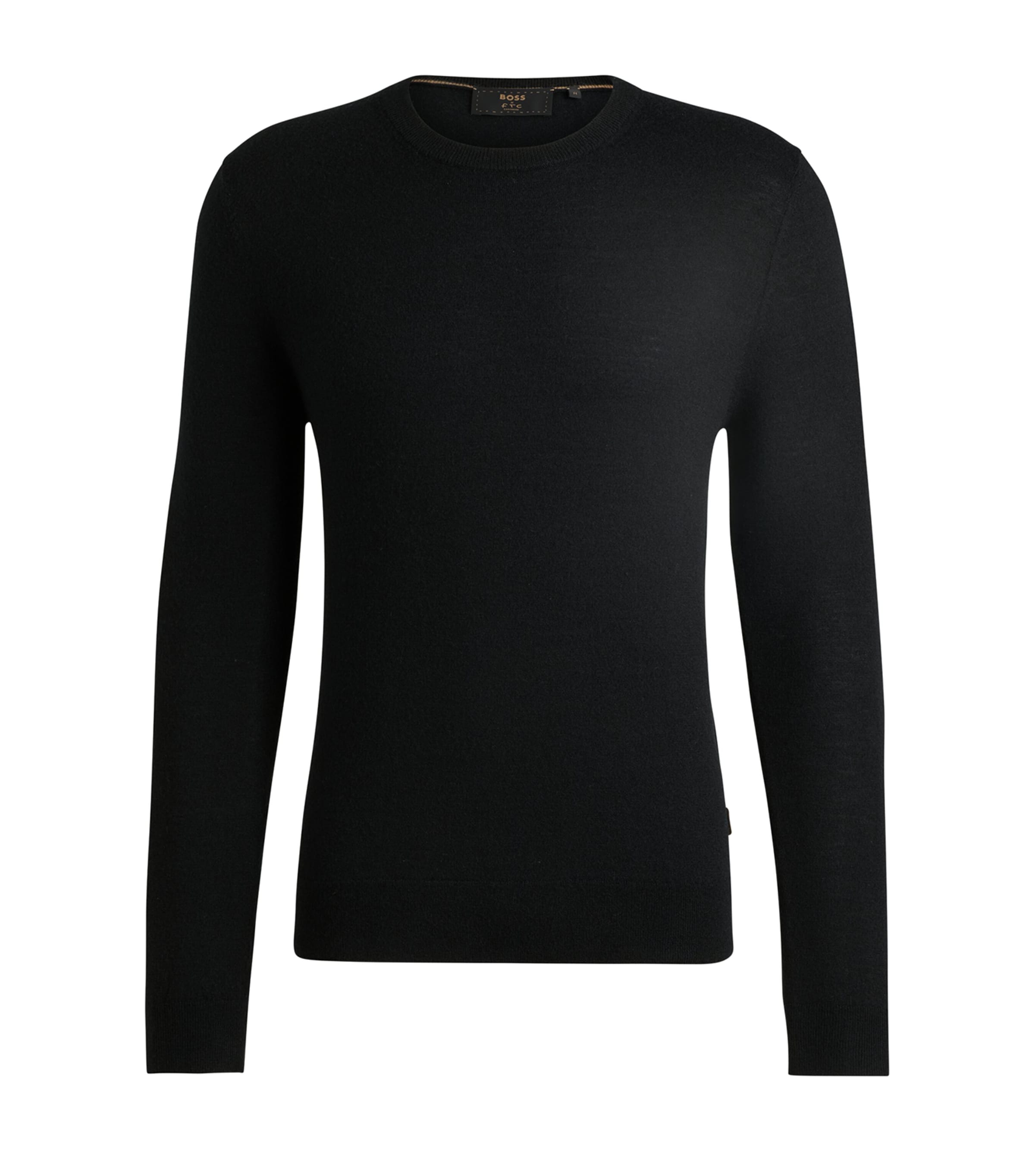 Shop Hugo Boss Cashmere Sweater In Black