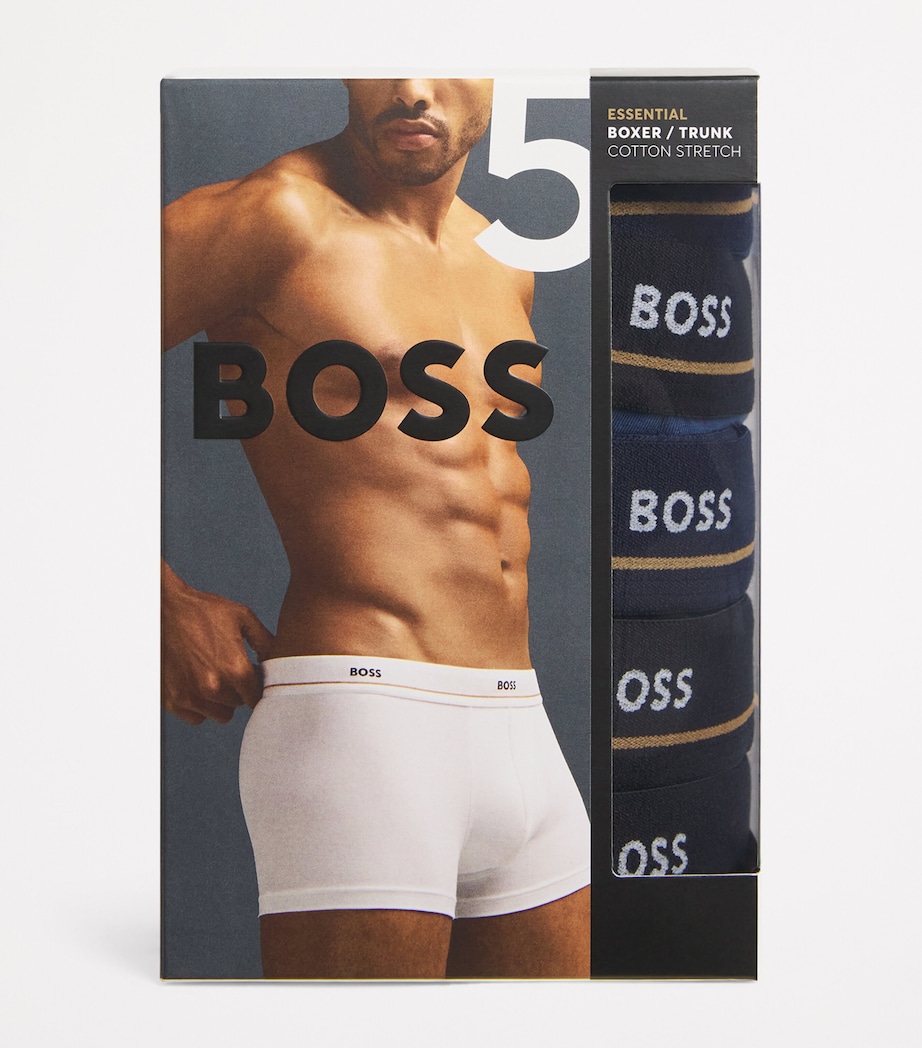 Stretch-Cotton Essential Trunks (Pack of 5) 983-OPEN MISC Image 4