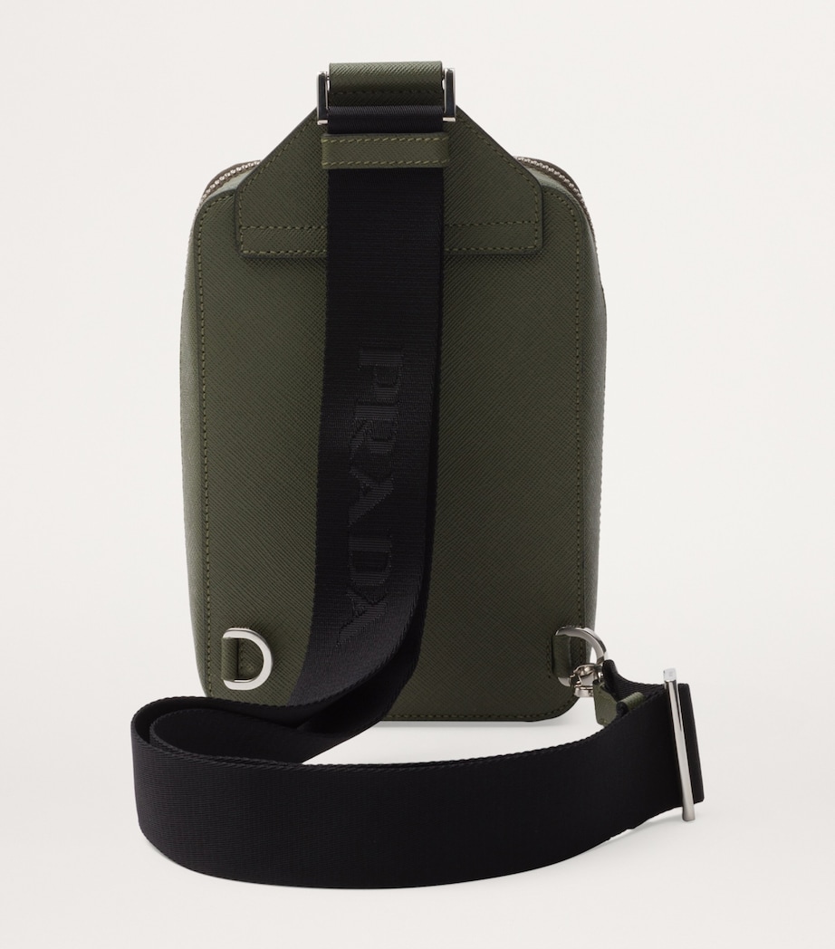 Saffiano Leather Brique Cross-Body Bag F0466 Image 4