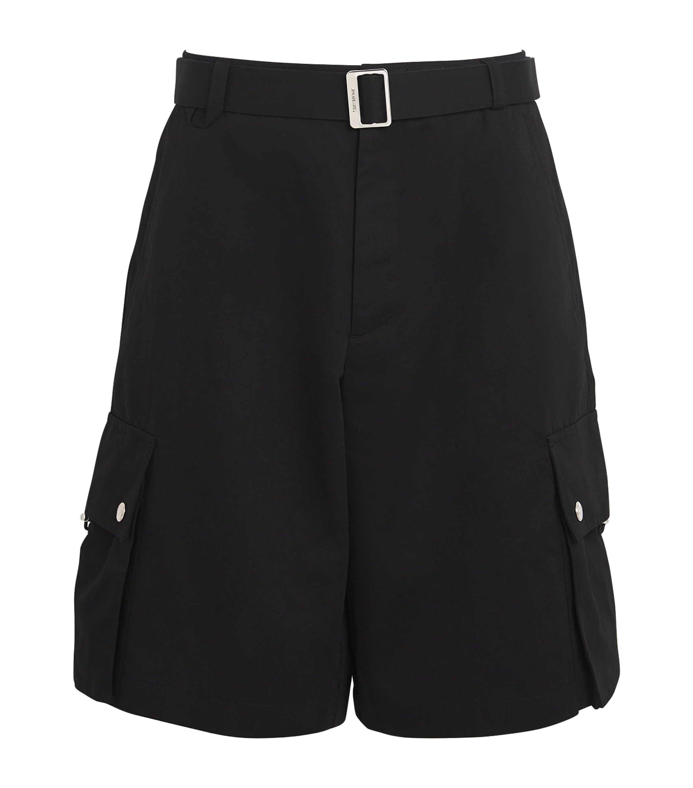 JACQUEMUS COTTON-LINEN CARGO SHORTS 