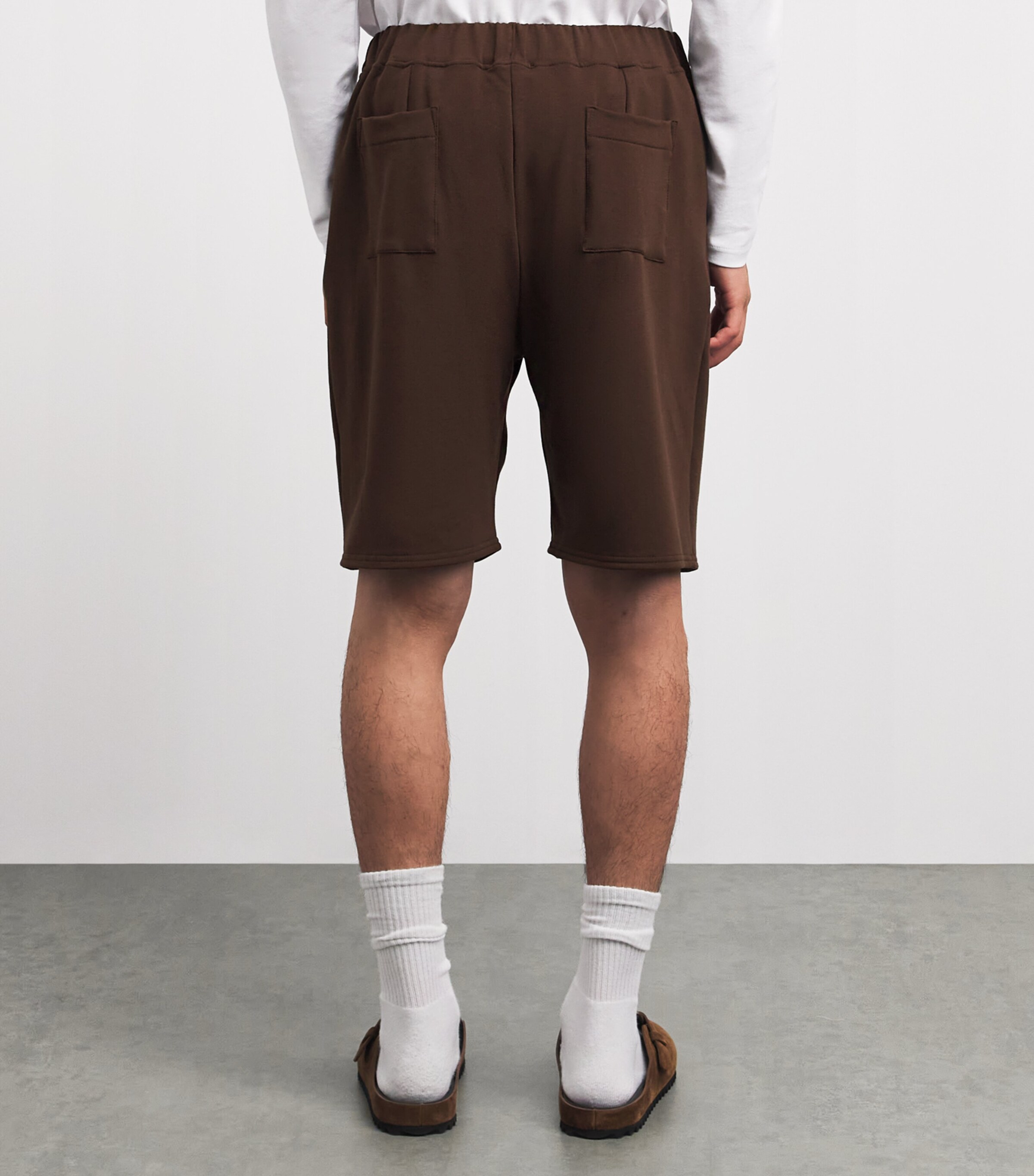 Homebody Mens Jersey Snuggle Shorts Coffee Bean Image 5