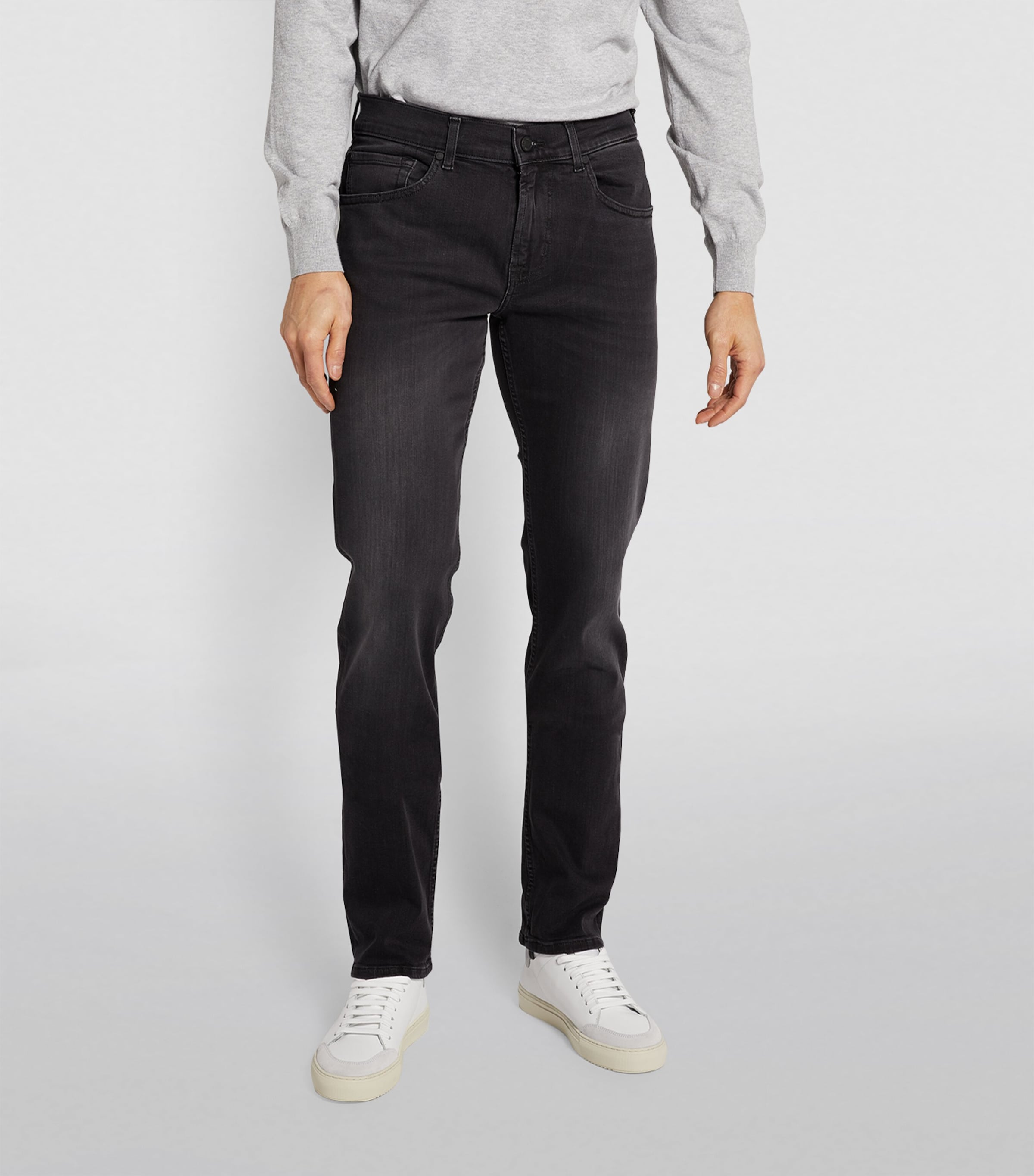 Slimmy Lux Performance Plus Jeans WASHED BLACK Image 3