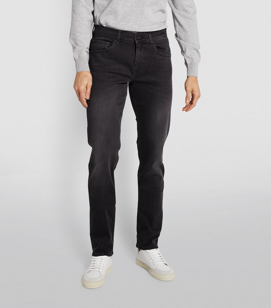 Slimmy Lux Performance Plus Jeans WASHED BLACK Image 3