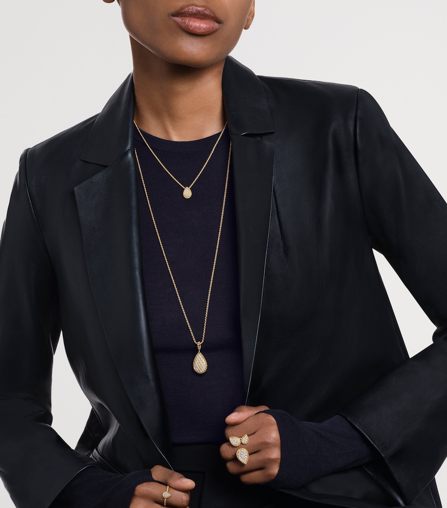 Yellow Gold and Diamond Serpent Bohème Three Motifs Ring YELLOW GOLD Image 2