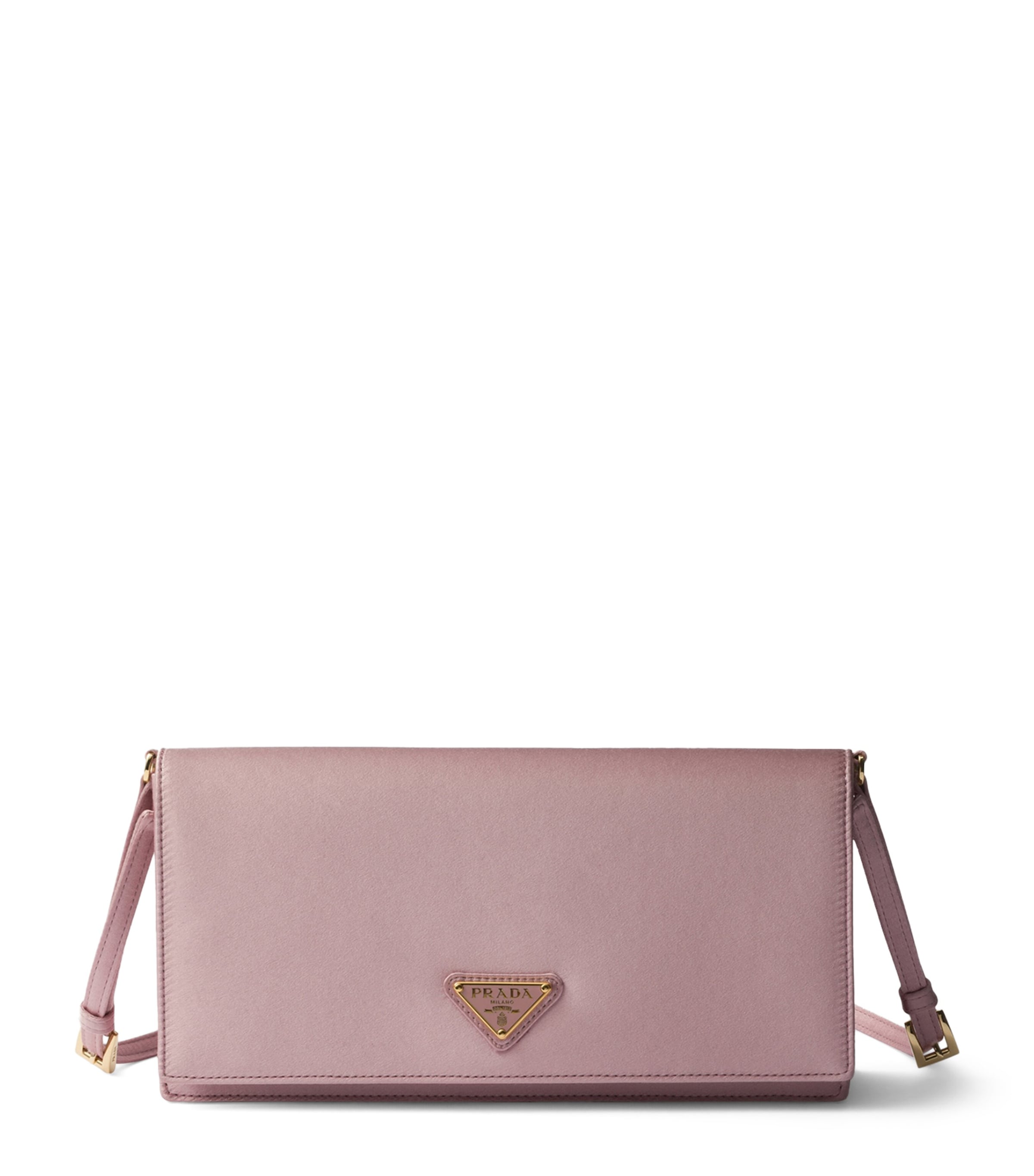 Prada Mini Satin Shoulder Bag Pink Image 1