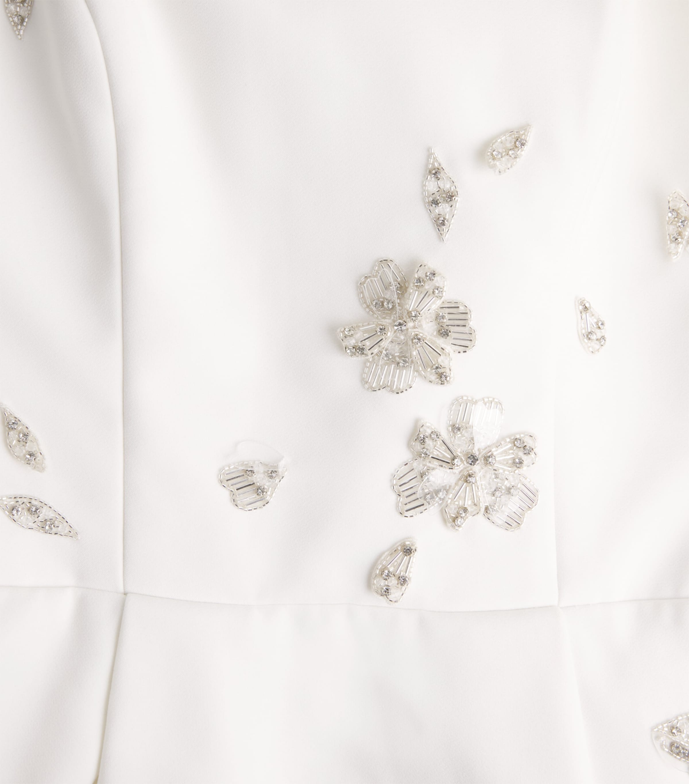 SABINA BILENKO Womens Embellished Eliana Gown White Image 5