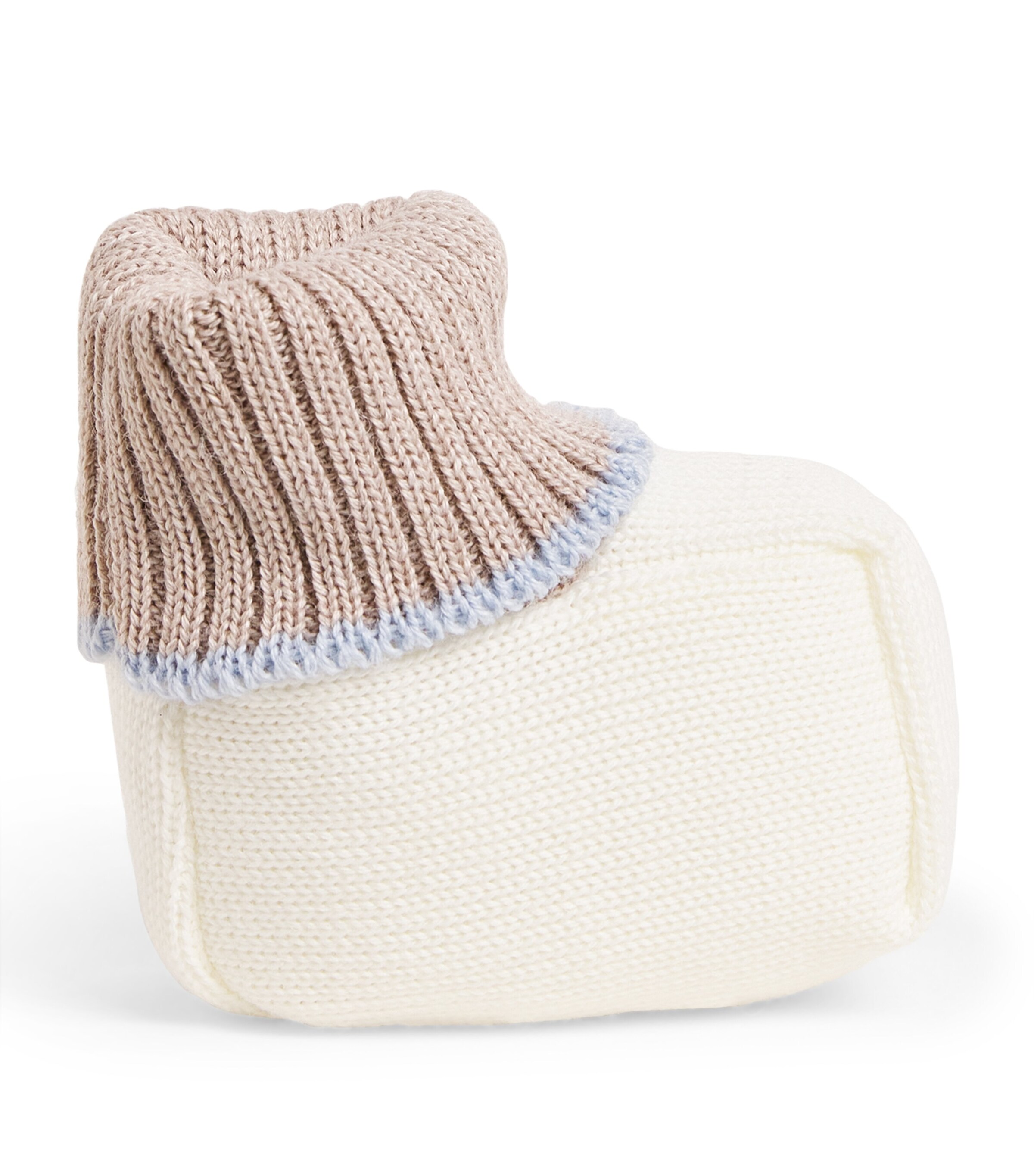 Bimbalò Kids' Wool Booties In White