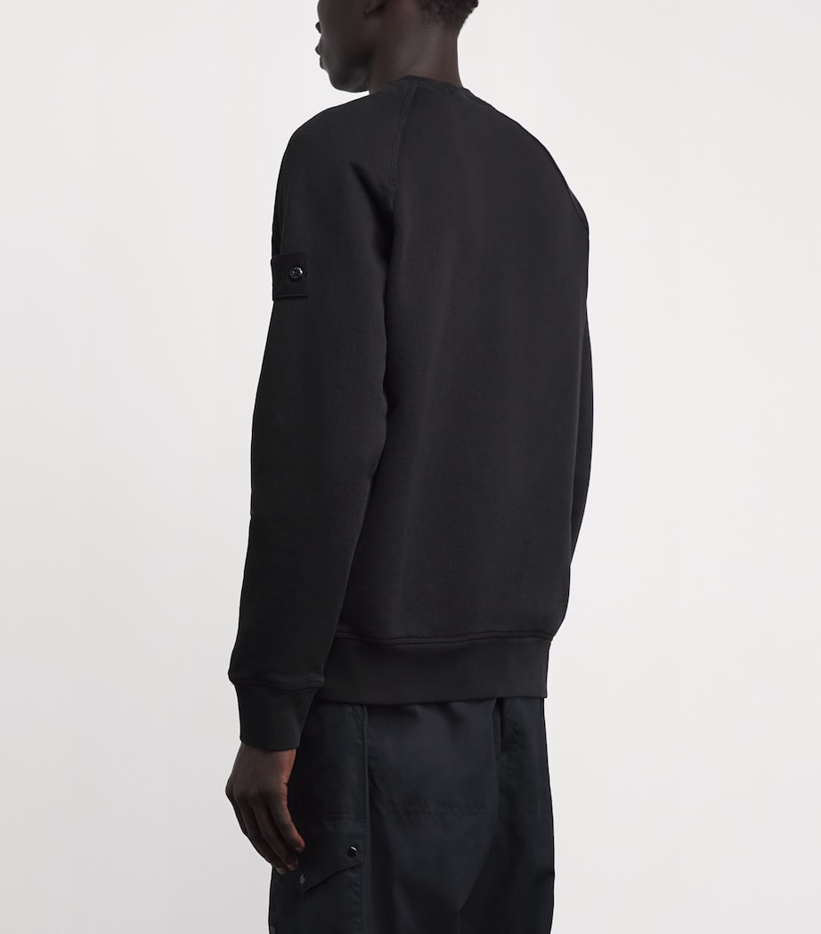 Stone Island Mens Cotton Compass Sweater Image 5