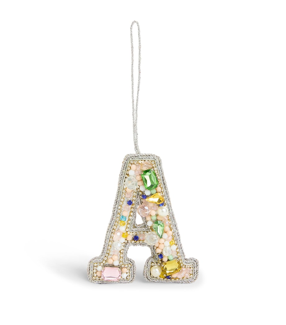 Embellished A Tree Decoration MULTI, SILVER Image 1