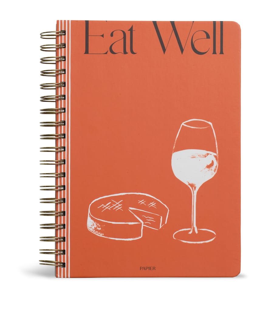 Papier Eat Well Recipe Journal Orange Image 1
