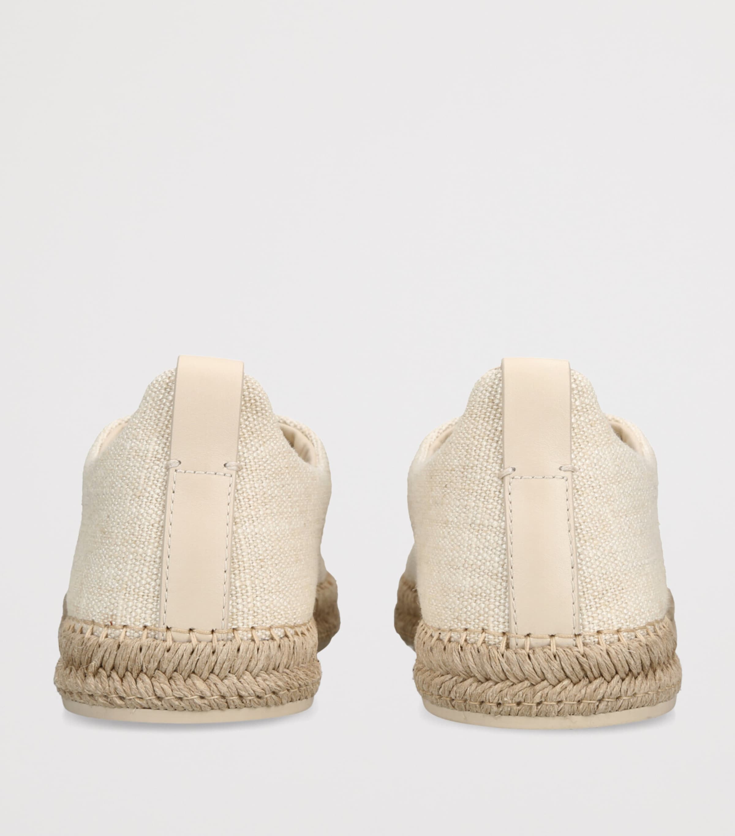 Canvas Triple Stitch Espadrilles BEIGE Image 2