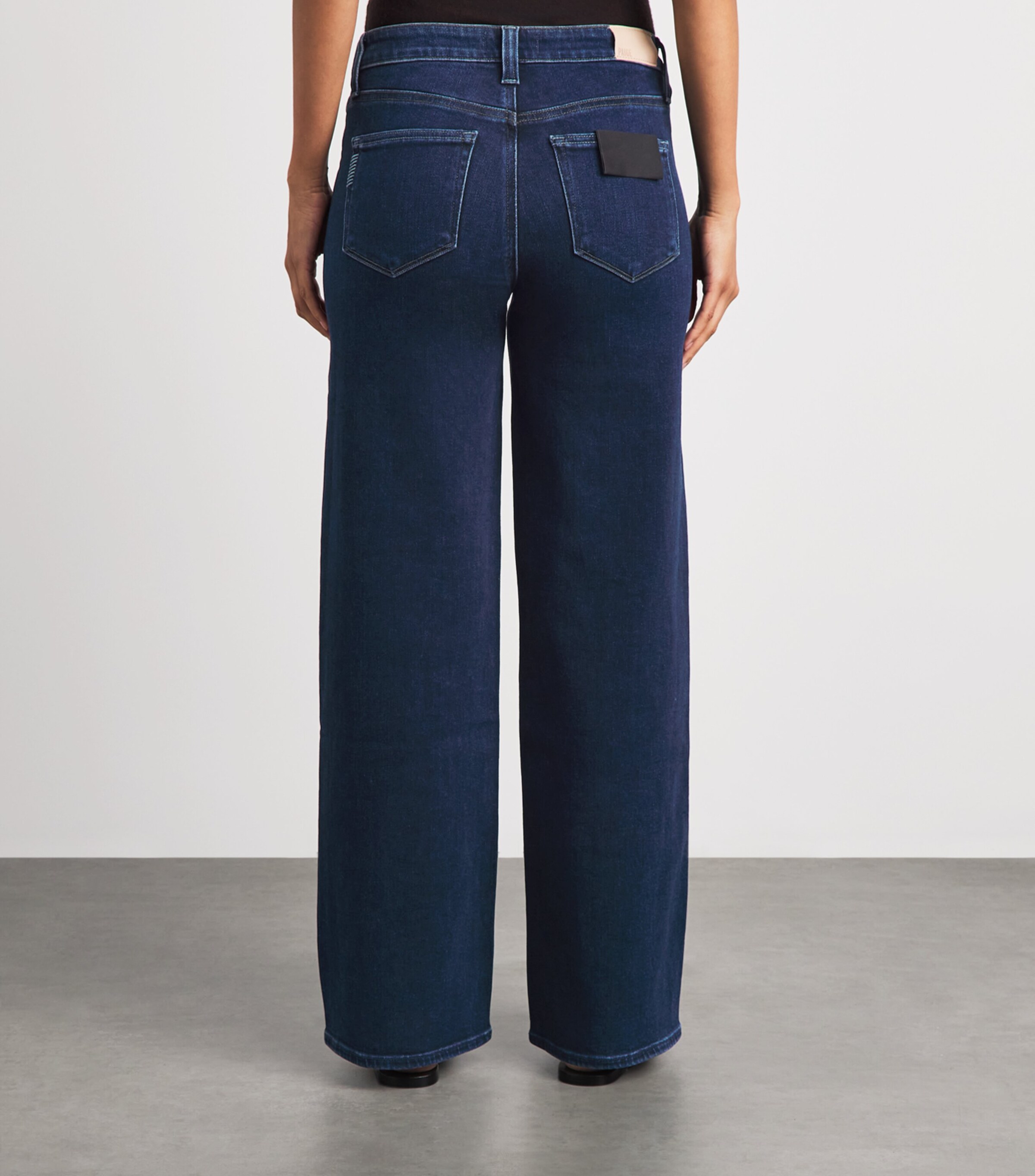 PAIGE Womens Tatum Wide-Leg Jeans Basilica Image 5