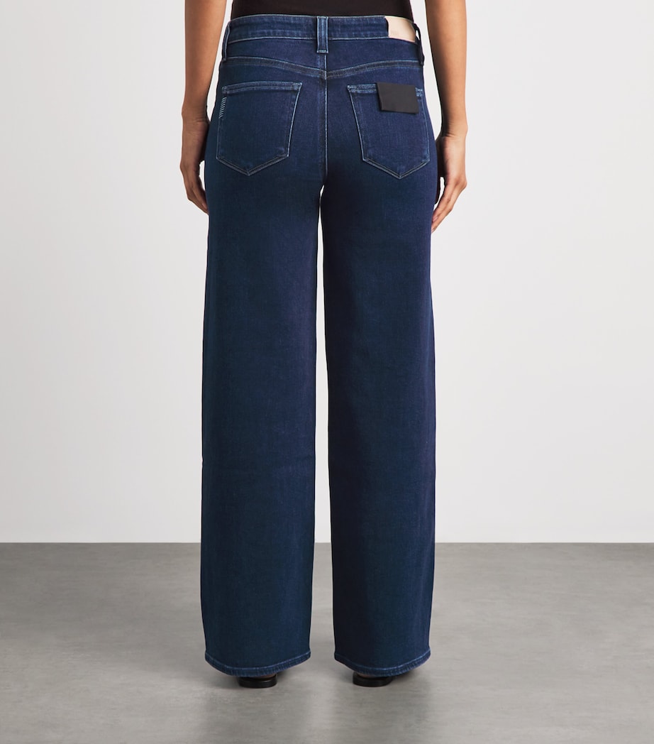 PAIGE Womens Tatum Wide-Leg Jeans Basilica Image 5