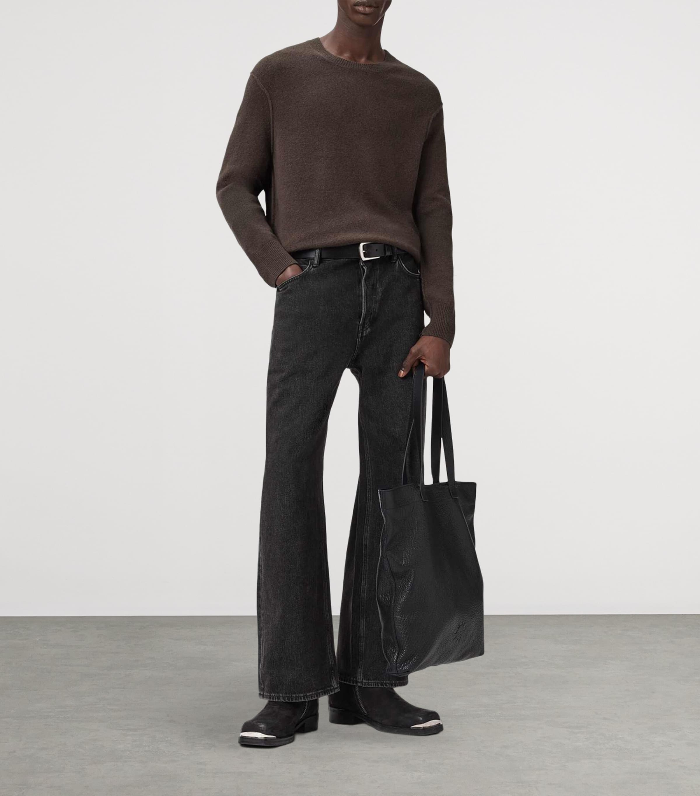 Crew-Neck Statten Sweater MOLE BROWN Image 7