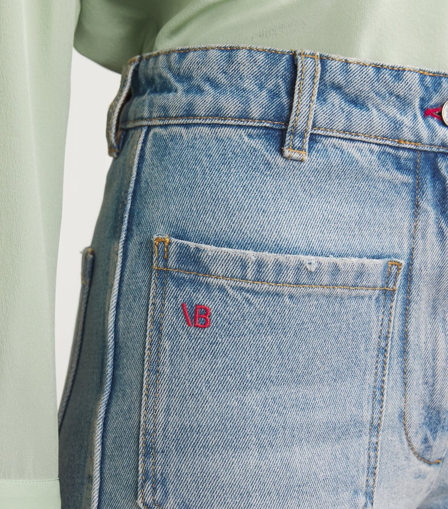 Tapered Alina Straight Jeans PALE BLUE WASH Image 6