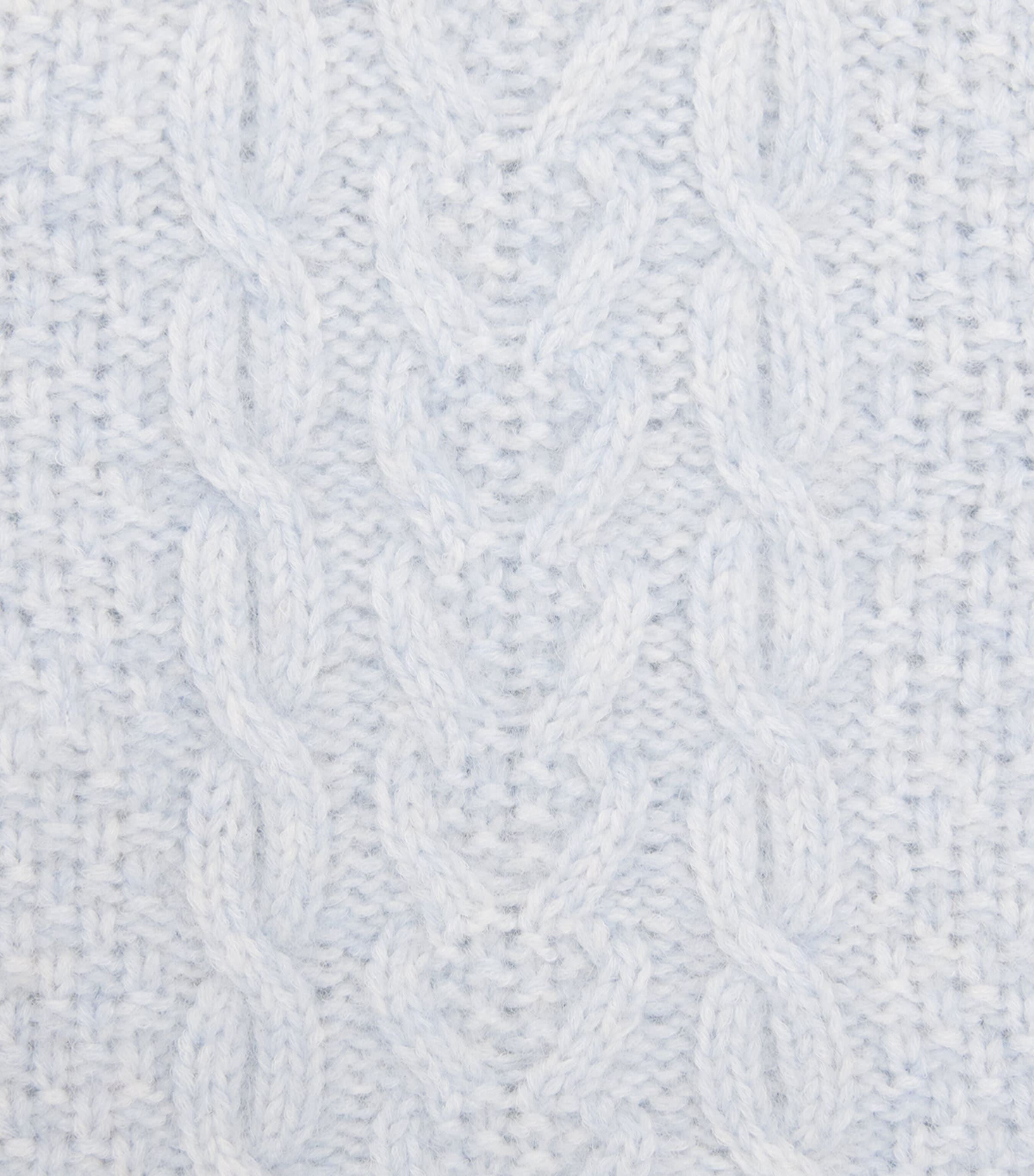 Louise Misha Cable-Knit Aliouki Hood Cloud Image 3