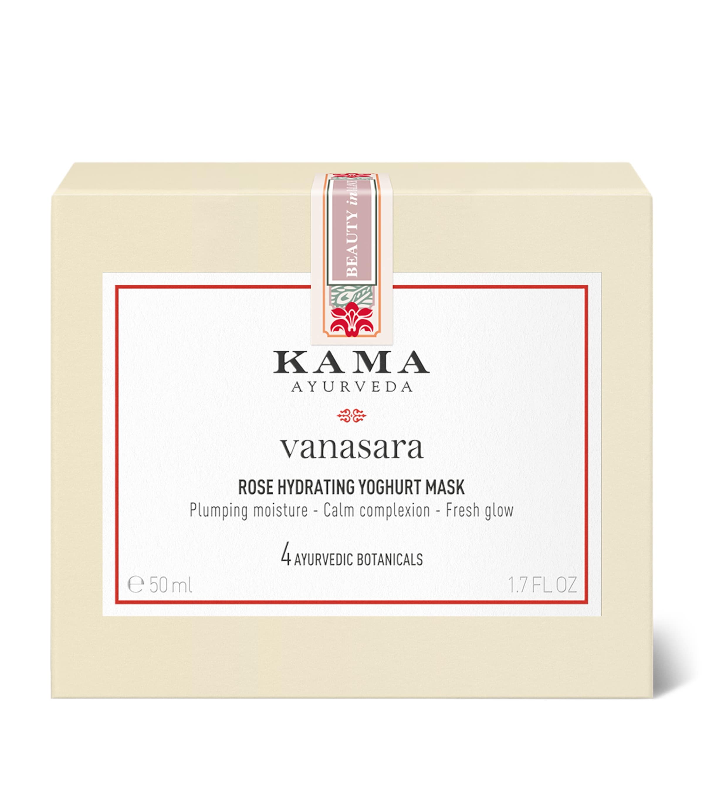 Vanasara Rose Hydrating Yoghurt Mask (50ml) NO COLOUR Image 2