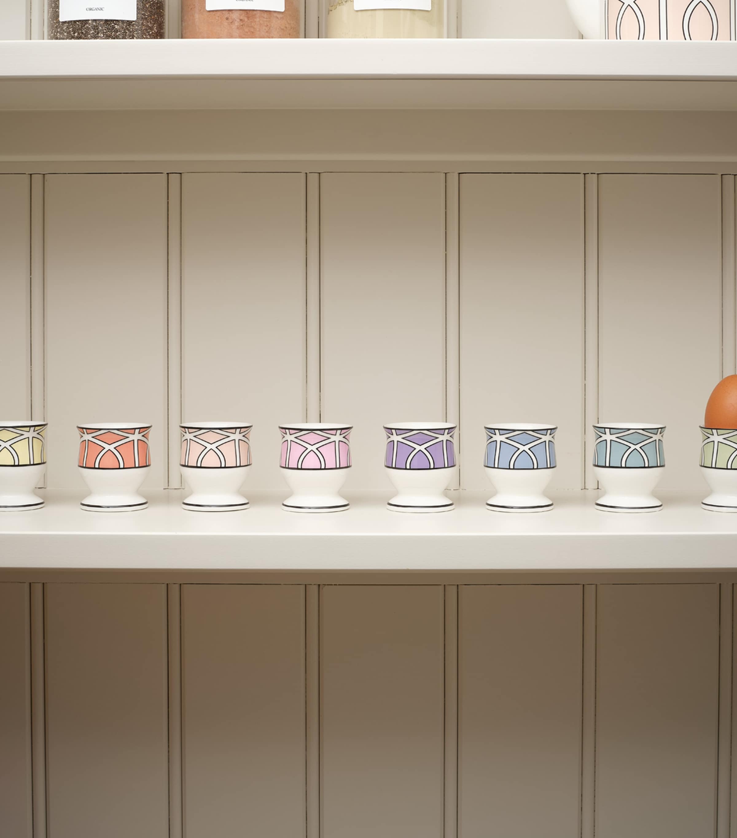 O.W.London Bone China Loop Ombré Egg Cups (Set of 4) Ombre Image 4