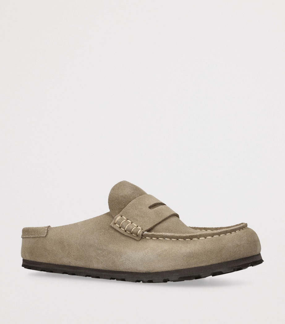 Suede Naples Wrapped Clogs TAUPE Image 3