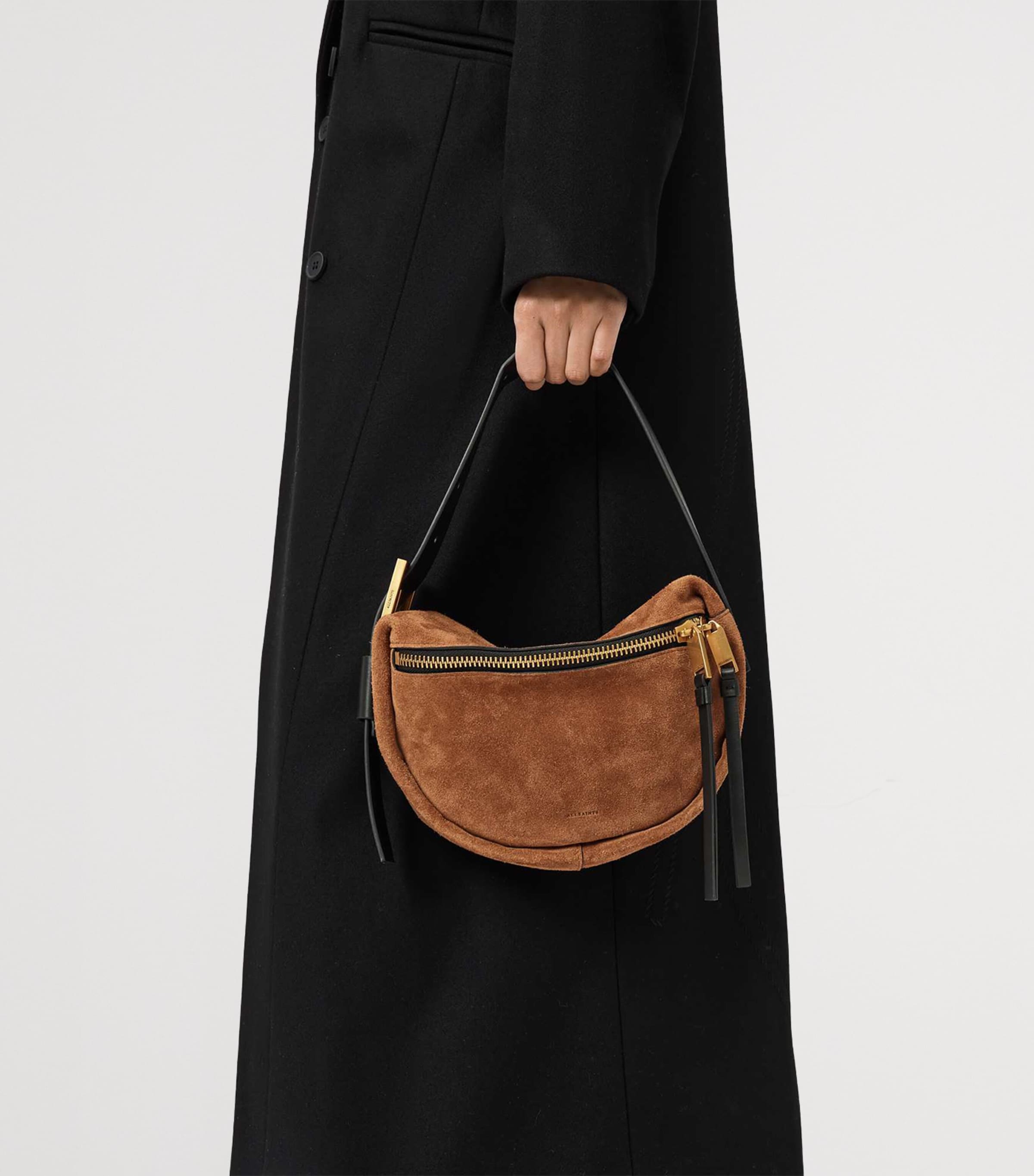 Mini Suede Noemie Shoulder Bag TOBACCO BROWN Image 2