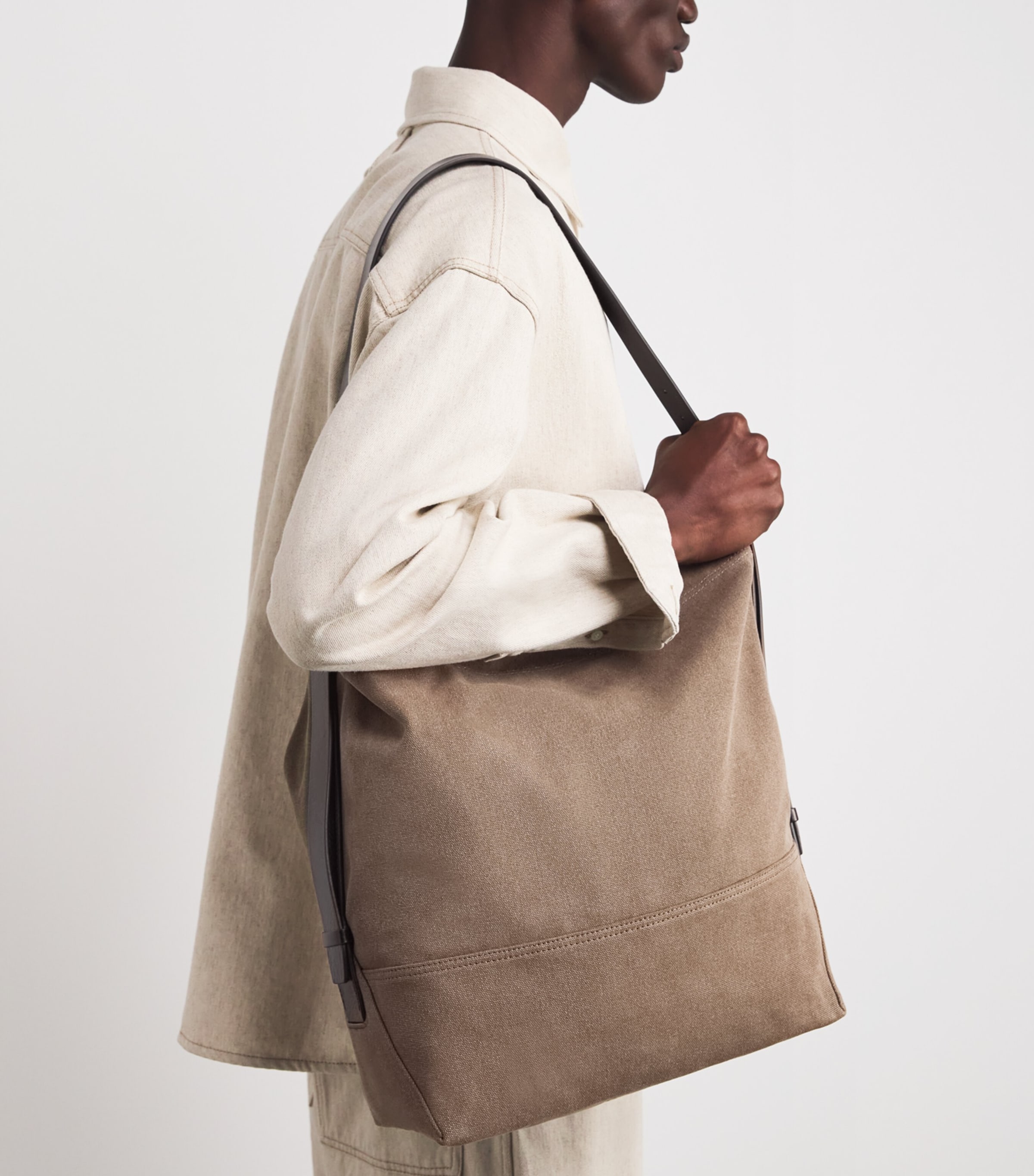 LEMAIRE BELTED TOTE BAG トートバッグ Lemaire Belted Tote Bag in Brown for Men | Lyst Canada