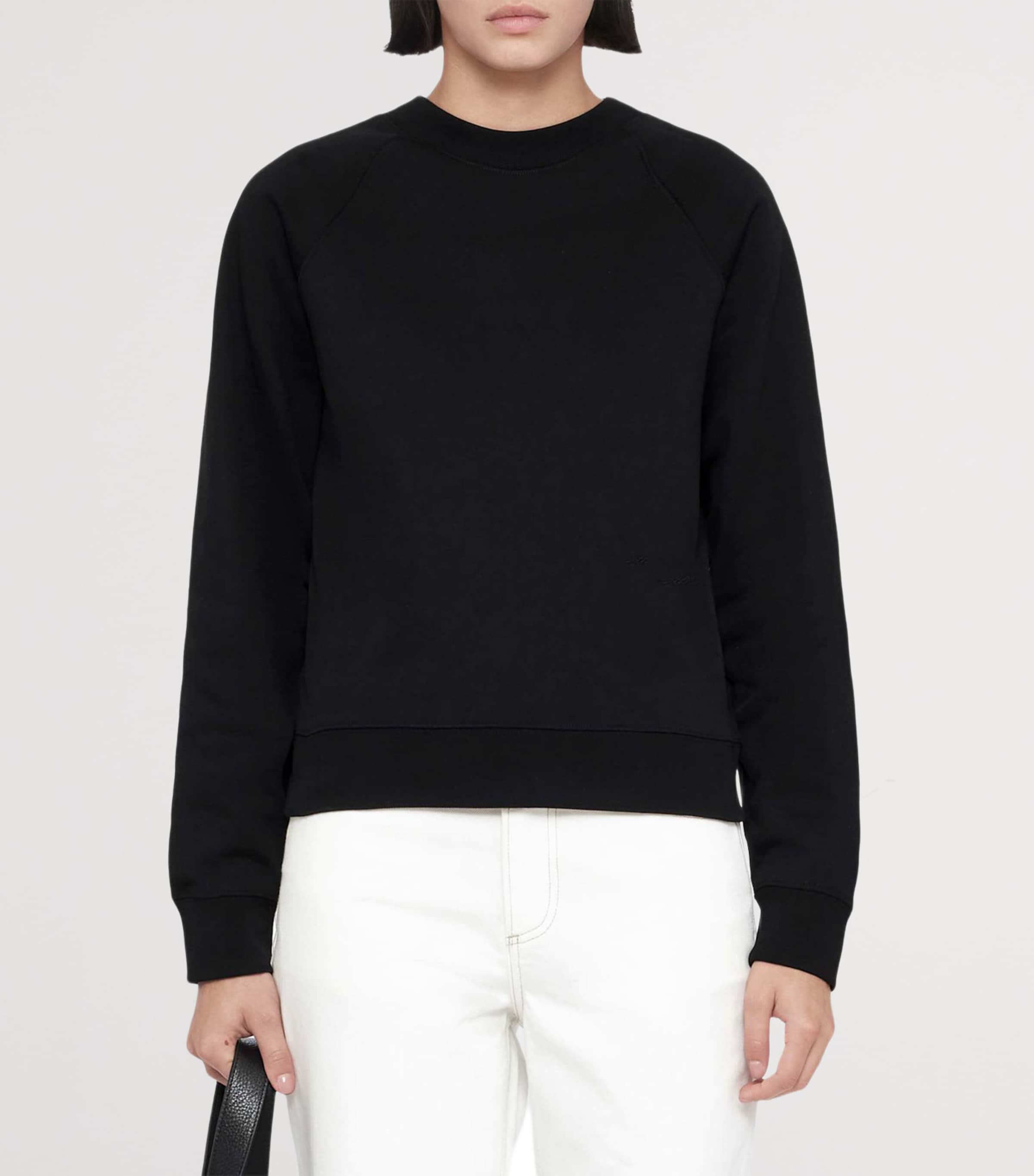 AllSaints Womens Lily Sweatshirt Jet Black Image 3