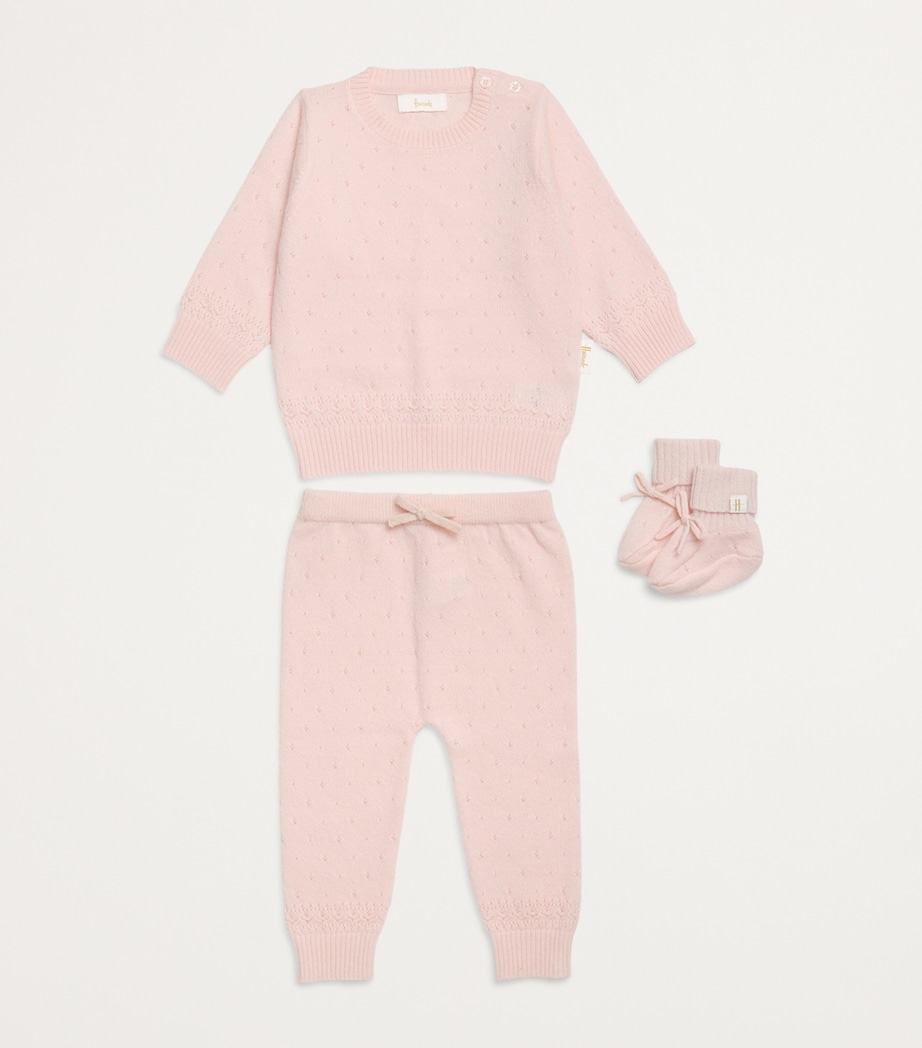 Baby Girl Cashmere Set Hamper PINK Image 3