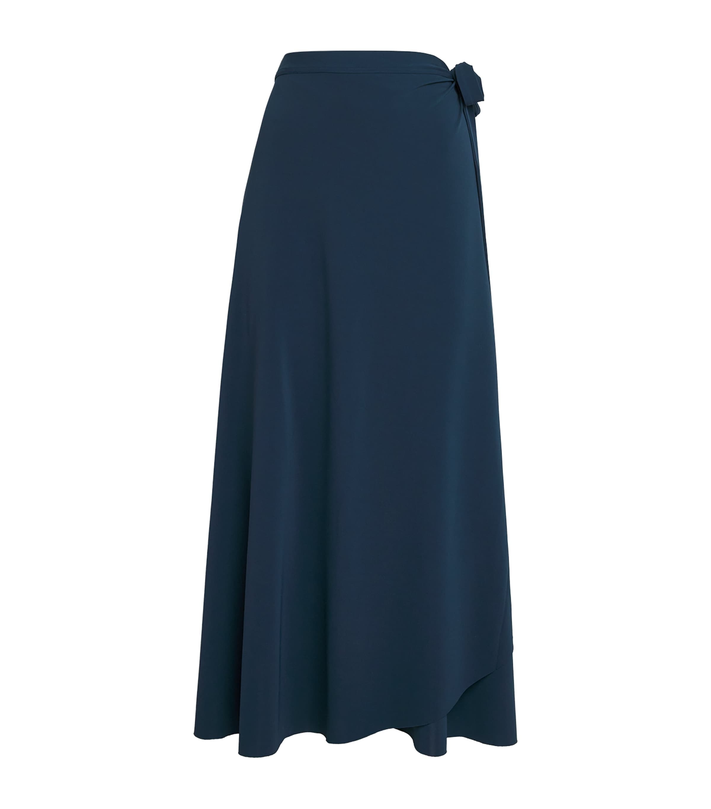 Eres Womens Julietta Wrap Midi Skirt Ocean Image 1