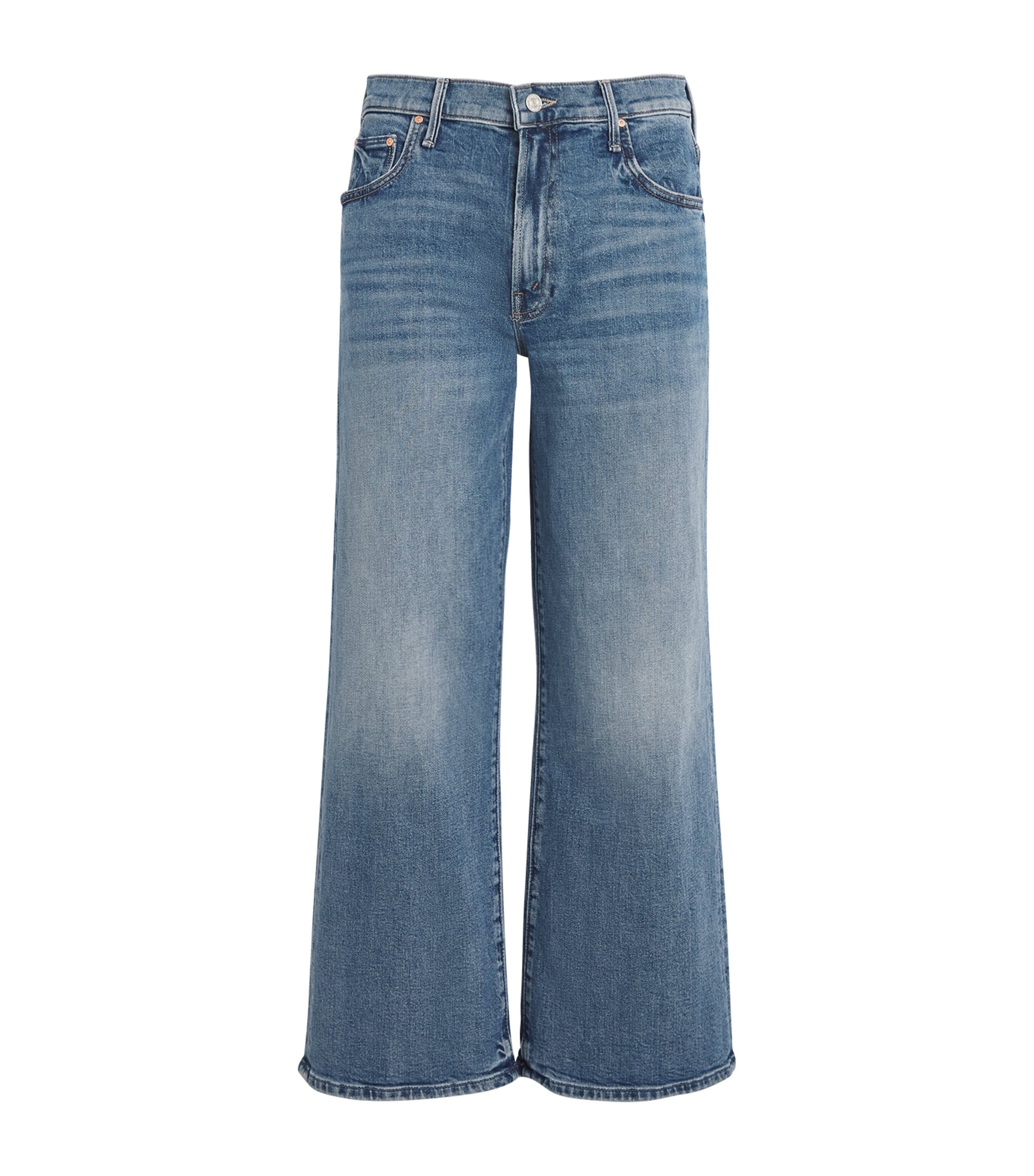 Mother Light Blue The Tomcat Roller Skimp Jeans In Blue